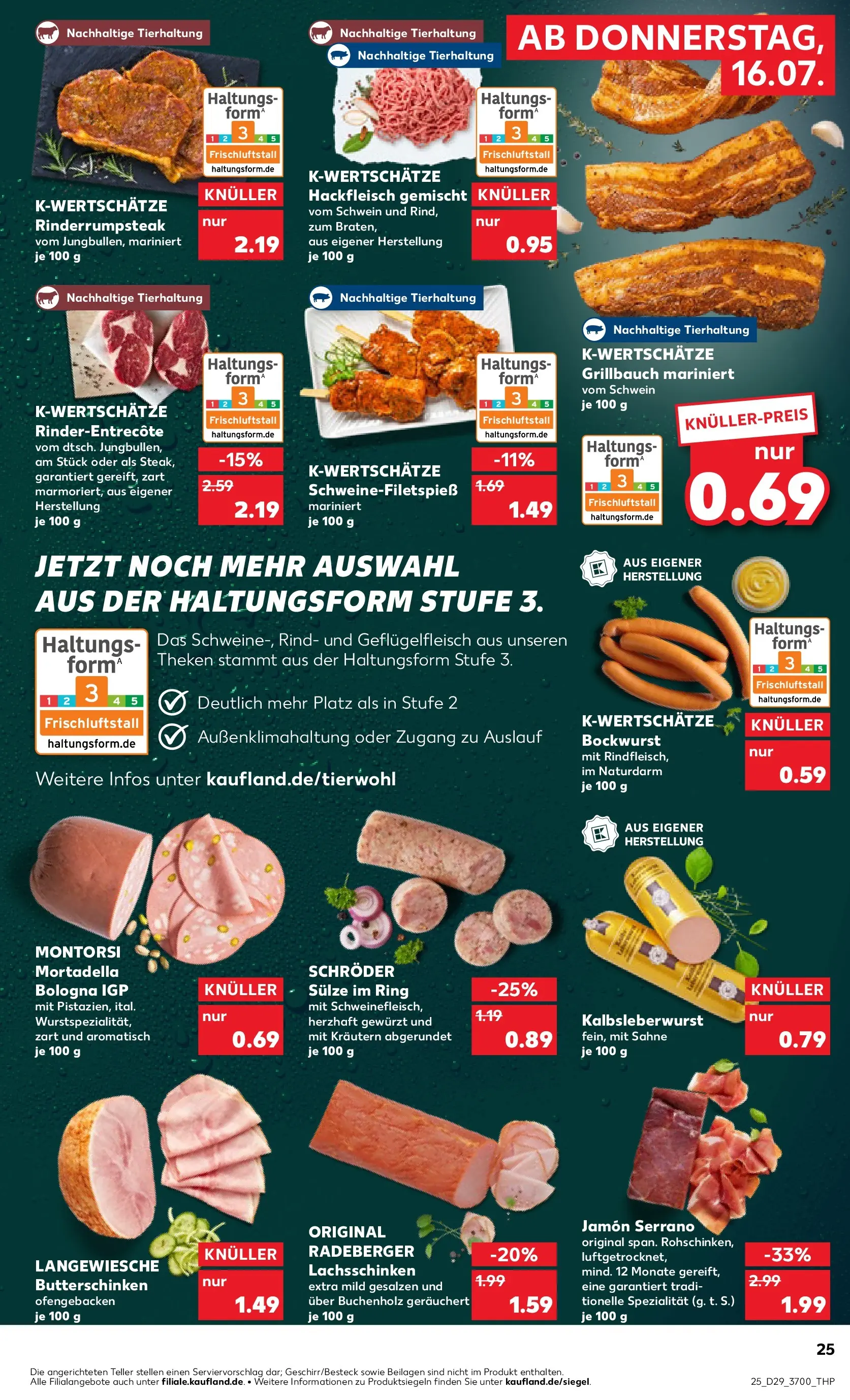 Prospekt Kaufland ab 13.07.2026 ยป Angebote und Werbung Online | Seite: 34 | Produkte: Bockwurst, Schweinefleisch, Sahne, Hackfleisch Prospekt Kaufland ab 13.07.2026 ยป Angebote Online zum Blรคttern | Seite: 34 | Produkte: Bockwurst, Schweinefleisch, Sahne, Hackfleisch