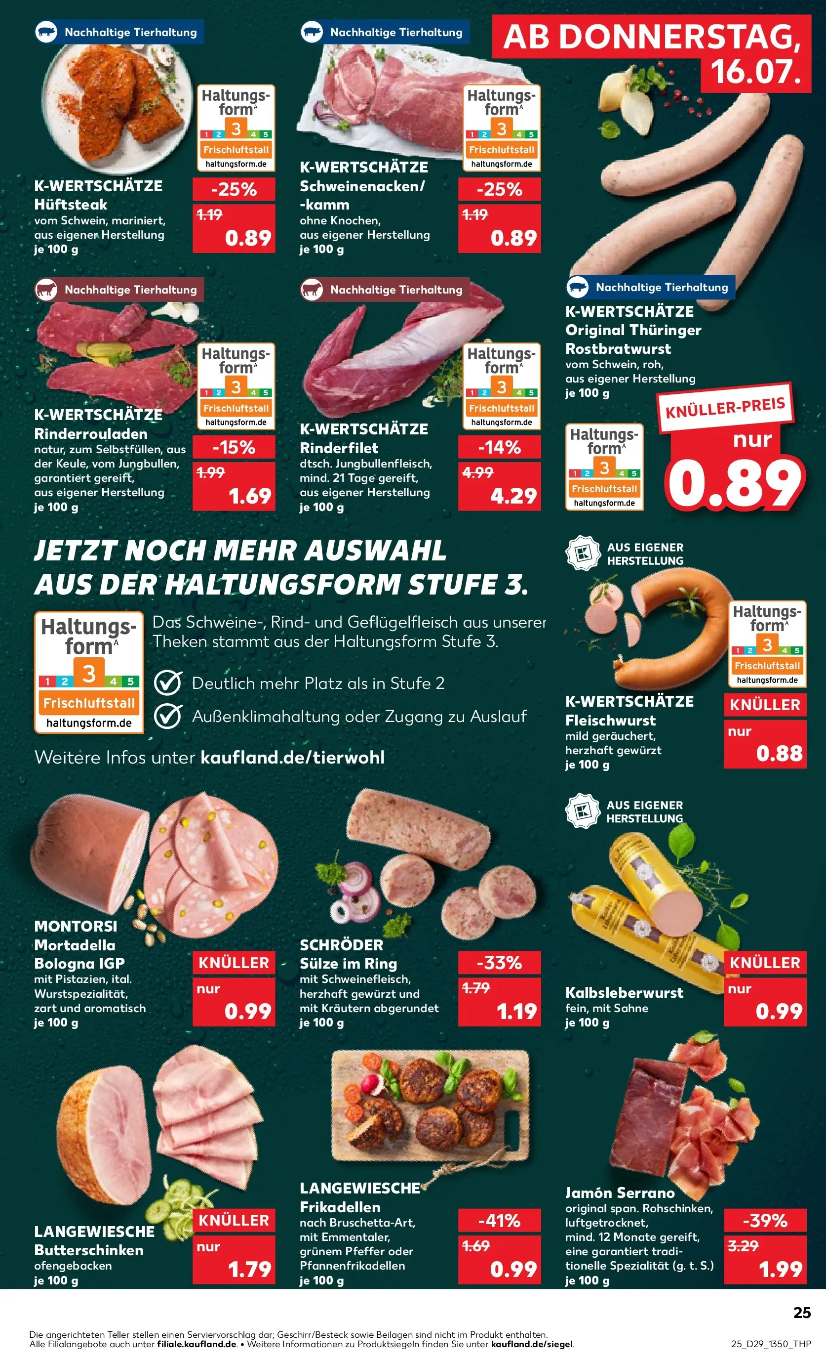 Prospekt Kaufland ab 13.07.2026 » Angebote Online zum Blättern | Seite: 30 | Produkte: Rinderrouladen, Rinderfilet, Pfeffer, Sahne