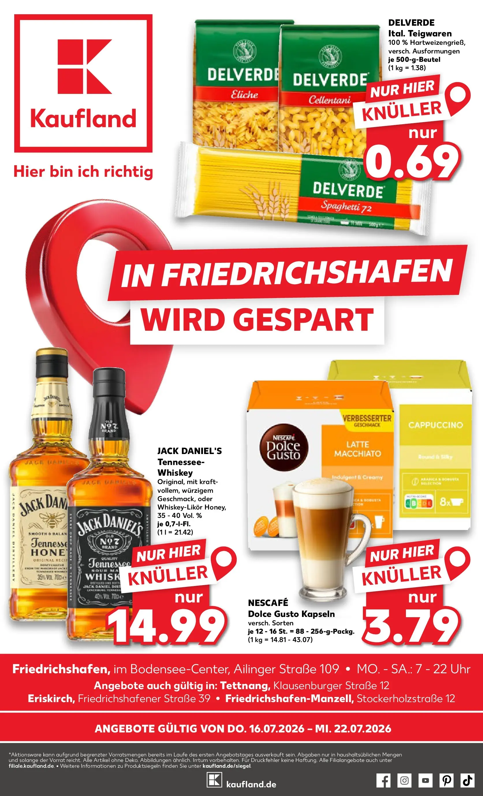 Prospekt Kaufland ab 13.07.2026 » Angebote Online zum Blättern | Seite: 6 | Produkte: Jack Daniel's, Dolce Gusto kapseln, Whiskey, Dolce gusto