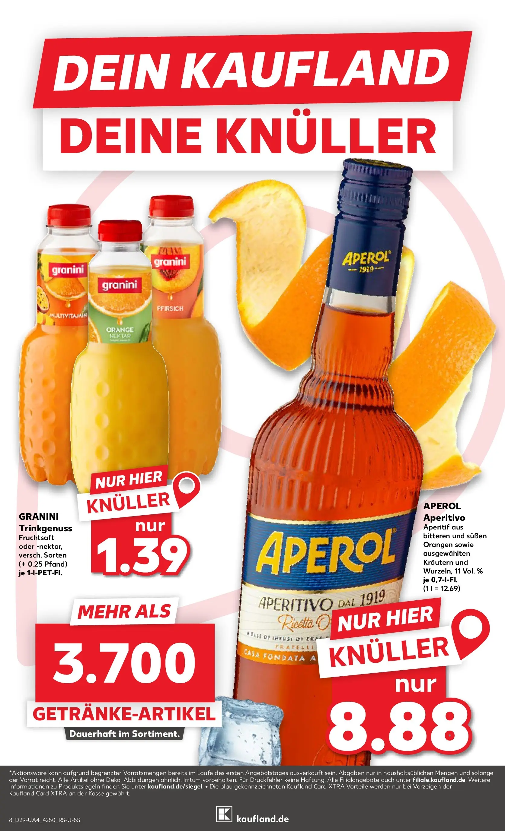 Prospekt Kaufland ab 13.07.2026 » Angebote Online zum Blättern | Seite: 13 | Produkte: Orangen, Pfirsich, Granini, Fruchtsaft