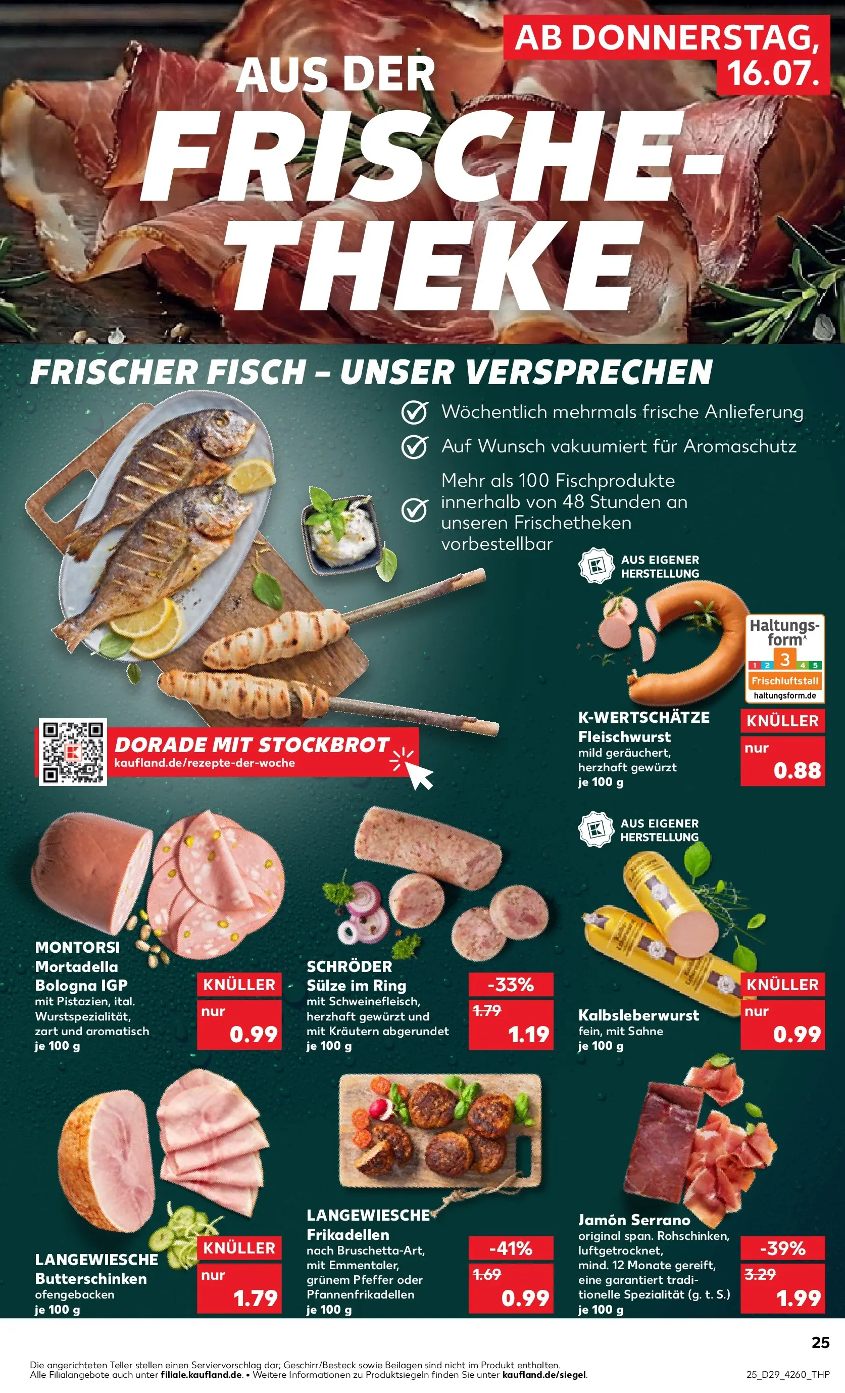 Prospekt Kaufland ab 13.07.2026 ยป Angebote und Werbung Online | Seite: 34 | Produkte: Dorade, Theke, Fisch, Sahne Prospekt Kaufland ab 13.07.2026 ยป Angebote Online zum Blรคttern | Seite: 34 | Produkte: Dorade, Theke, Fisch, Sahne
