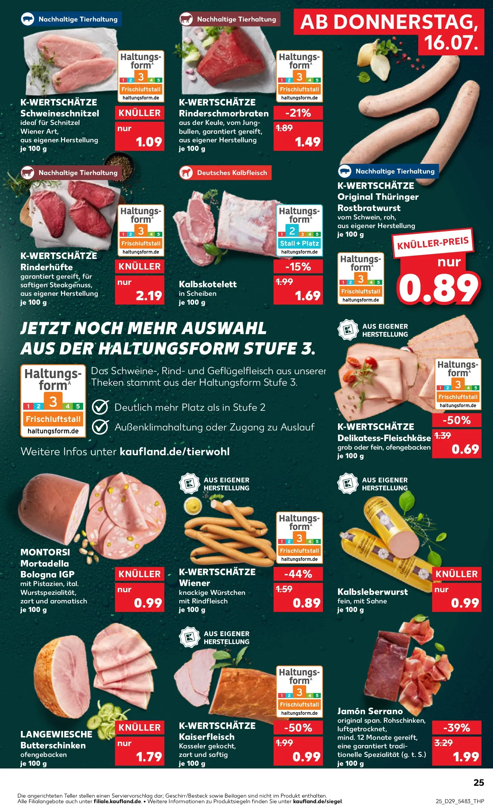Prospekt Kaufland ab 13.07.2026 ยป Angebote und Werbung Online | Seite: 34 | Produkte: Schnitzel, Rindfleisch, Sahne Prospekt Kaufland ab 13.07.2026 ยป Angebote Online zum Blรคttern | Seite: 34 | Produkte: Schnitzel, Rindfleisch, Sahne