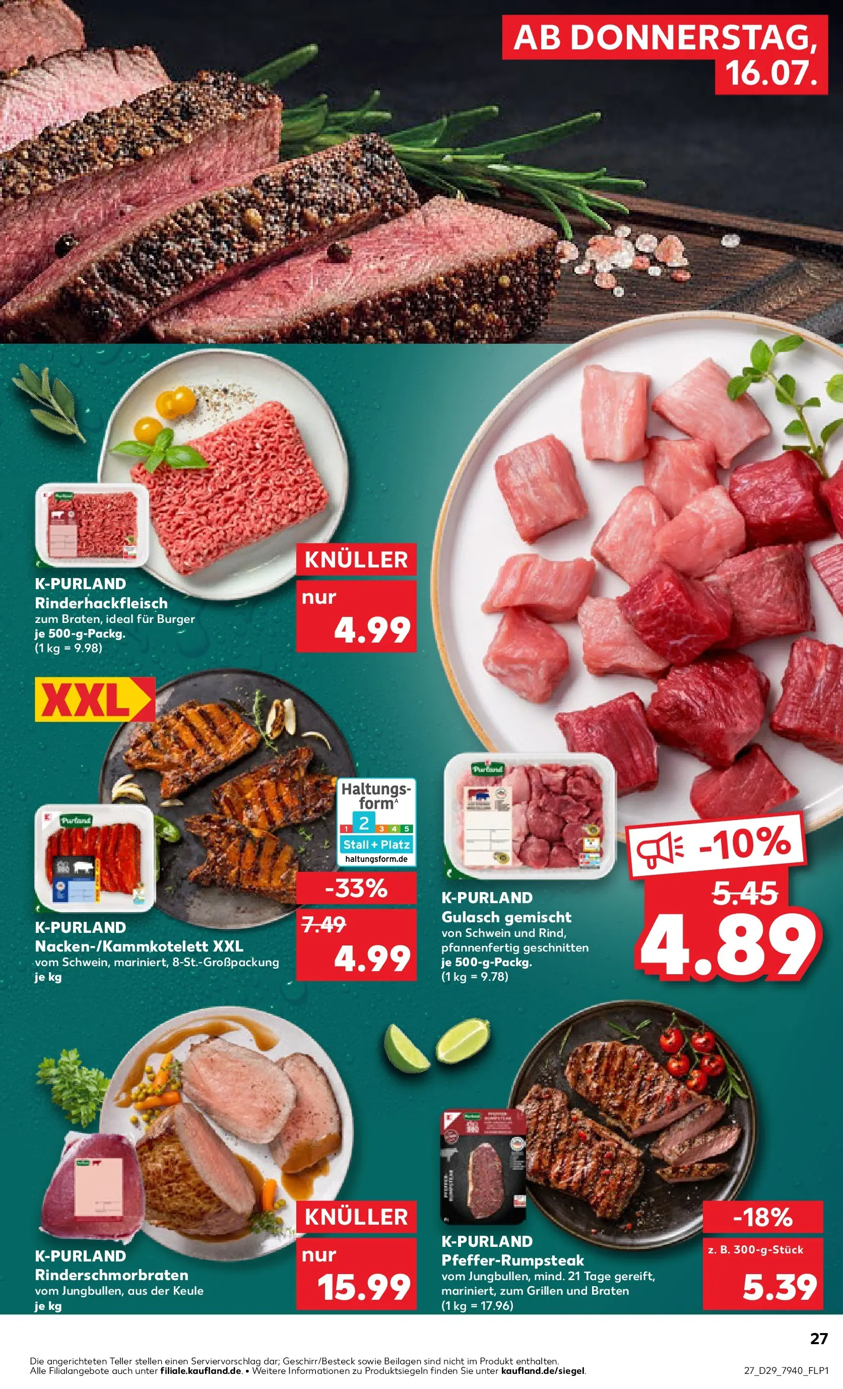 Prospekt Kaufland ab 12.07.2026 ยป Angebote und Werbung Online | Seite: 36 | Produkte: Burger, Gulasch Prospekt Kaufland ab 12.07.2026 ยป Angebote Online zum Blรคttern | Seite: 36 | Produkte: Burger, Gulasch