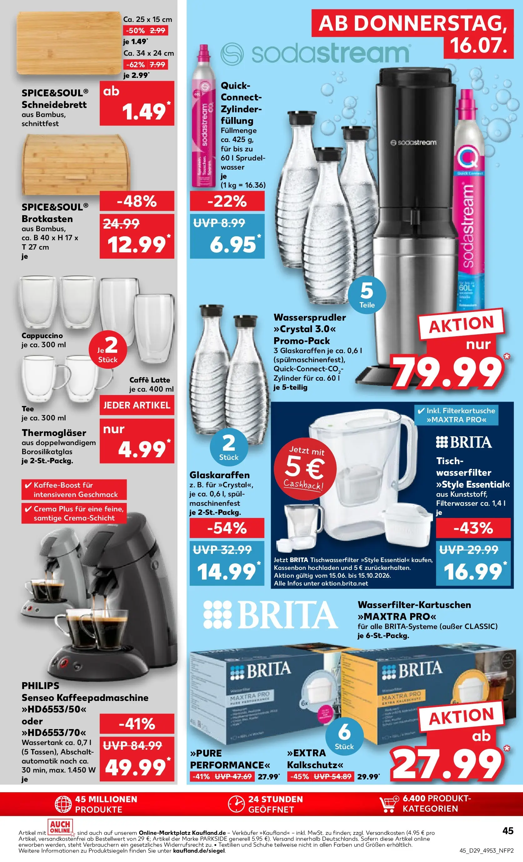 Prospekt Kaufland ab 12.07.2026 ยป Angebote und Werbung Online | Seite: 54 | Produkte: Philips, Senseo, Tisch, Sodastream Prospekt Kaufland ab 12.07.2026 ยป Angebote Online zum Blรคttern | Seite: 54 | Produkte: Philips, Senseo, Tisch, Sodastream