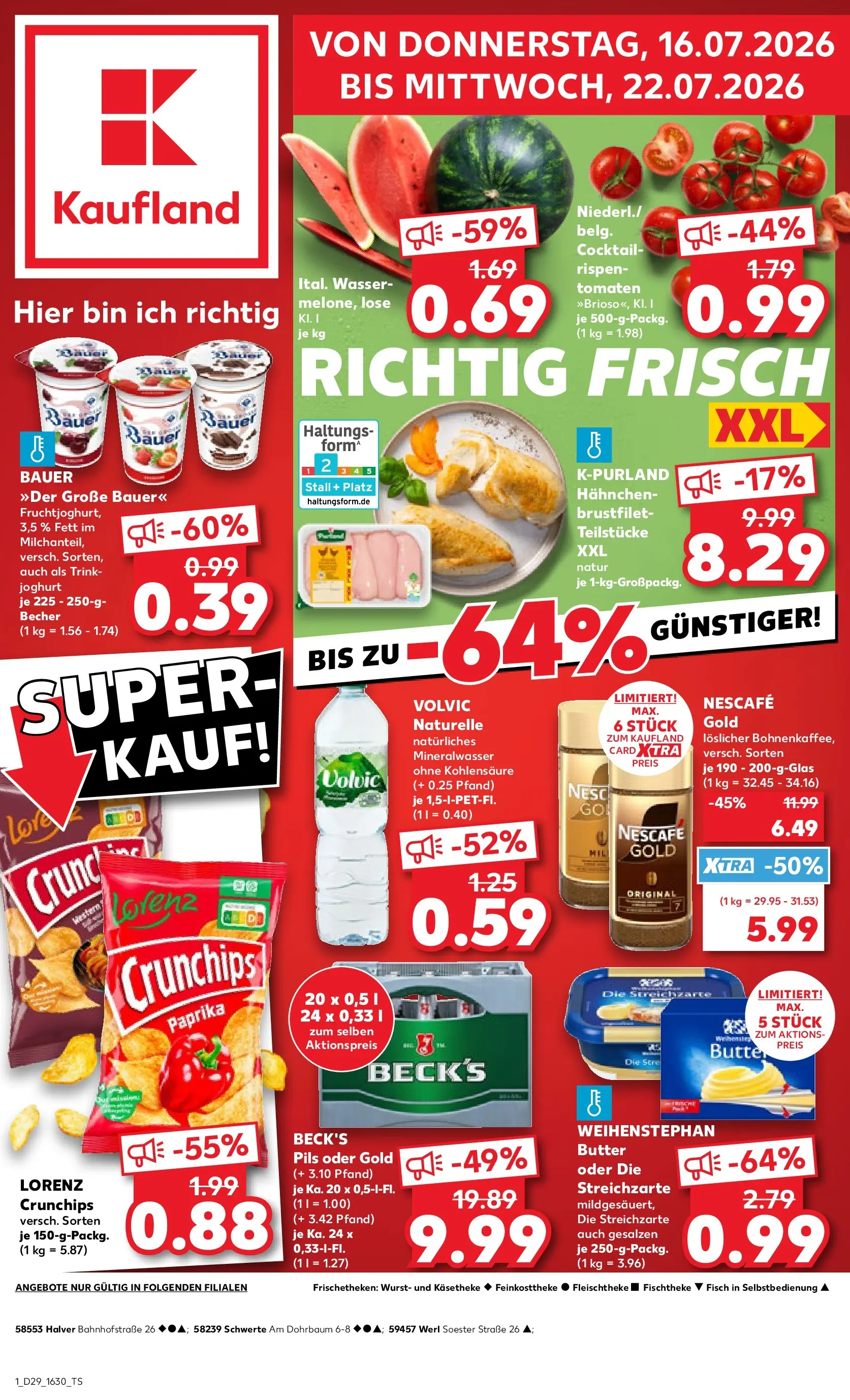 Prospekt Kaufland ab 13.07.2026 ยป Angebote und Werbung Online | Seite: 10 | Produkte: Tomaten, Fisch, Paprika, Wurst Prospekt Kaufland ab 13.07.2026 ยป Angebote Online zum Blรคttern | Seite: 10 | Produkte: Tomaten, Fisch, Paprika, Wurst