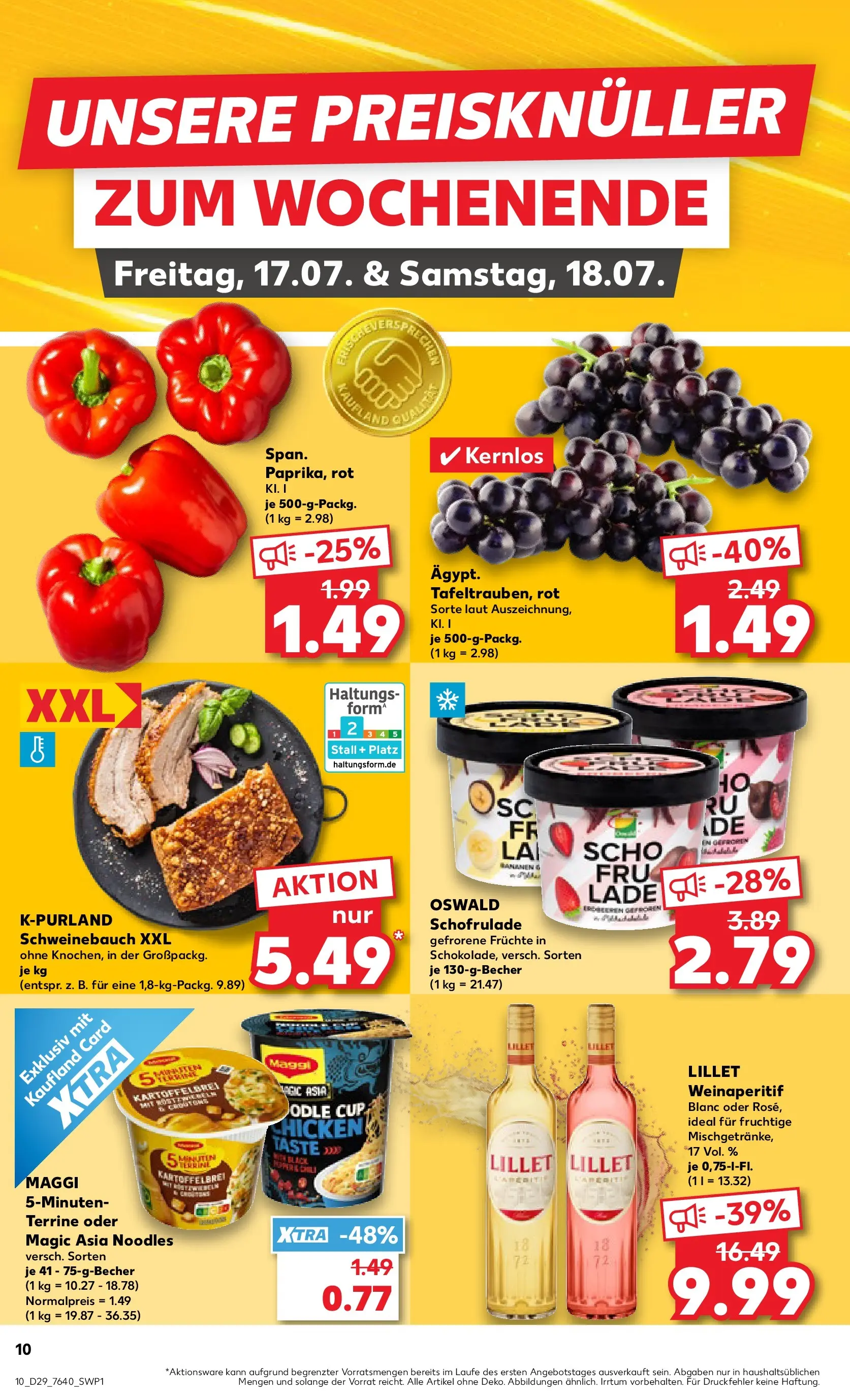 Prospekt Kaufland ab 12.07.2026 ยป Angebote und Werbung Online | Seite: 19 | Produkte: Maggi, Schweinebauch, Lillet Prospekt Kaufland ab 12.07.2026 ยป Angebote Online zum Blรคttern | Seite: 19 | Produkte: Maggi, Schweinebauch, Lillet