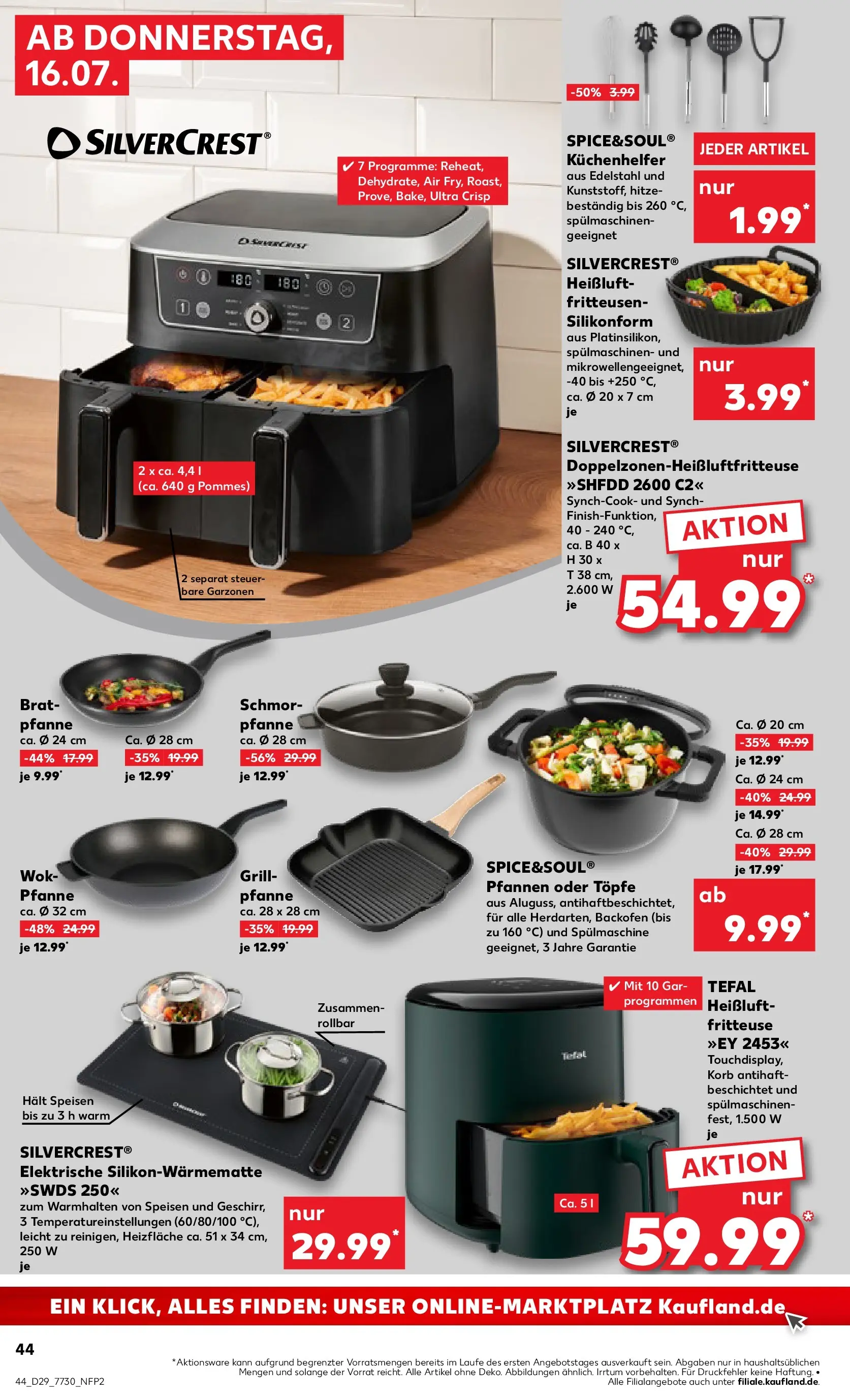 Prospekt Kaufland ab 13.07.2026 » Angebote Online zum Blättern | Seite: 53 | Produkte: Grill, Korb, Pommes, Wok