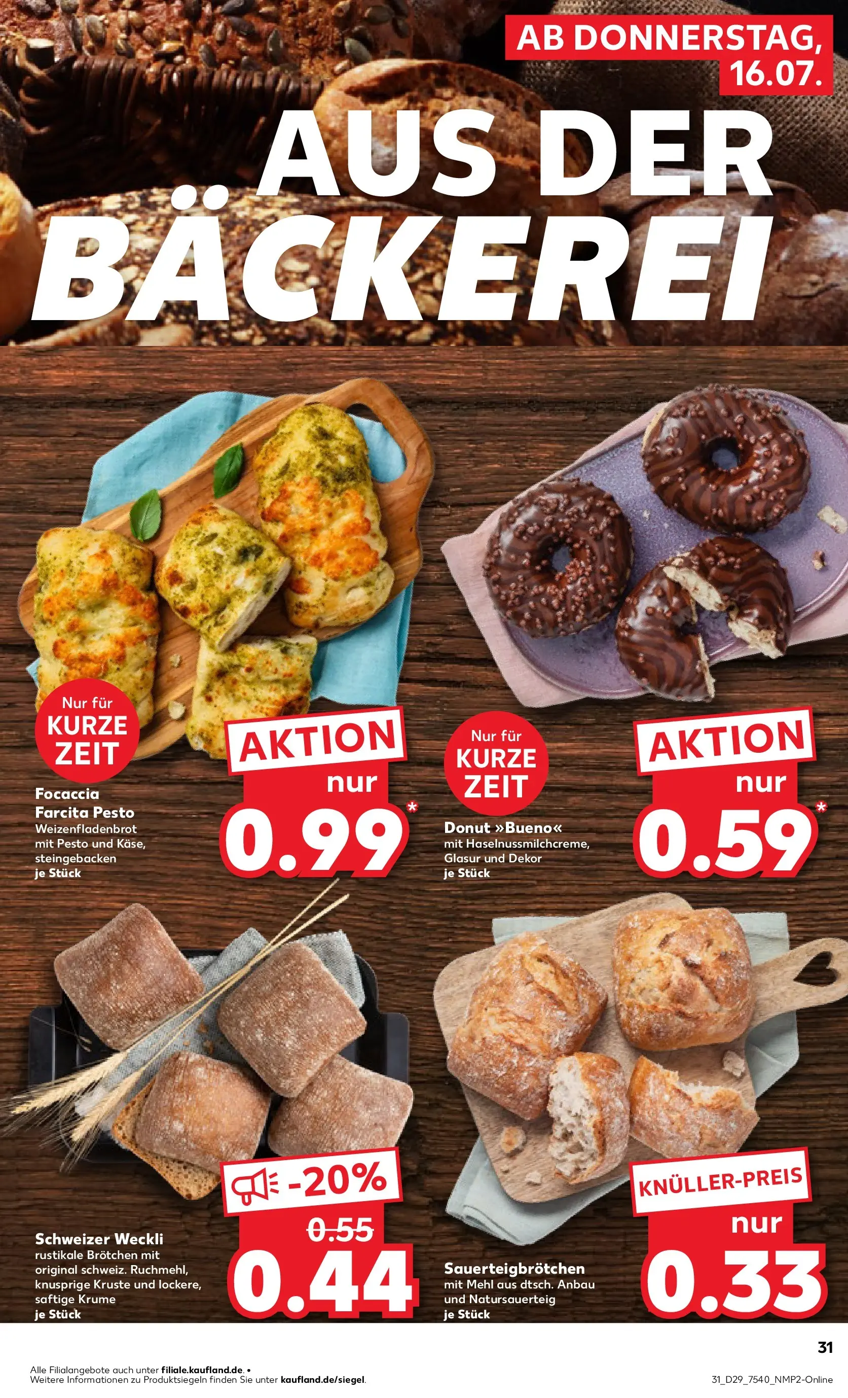 Prospekt Kaufland ab 13.07.2026 » Angebote Online zum Blättern | Seite: 40 | Produkte: Bäckerei, Mehl