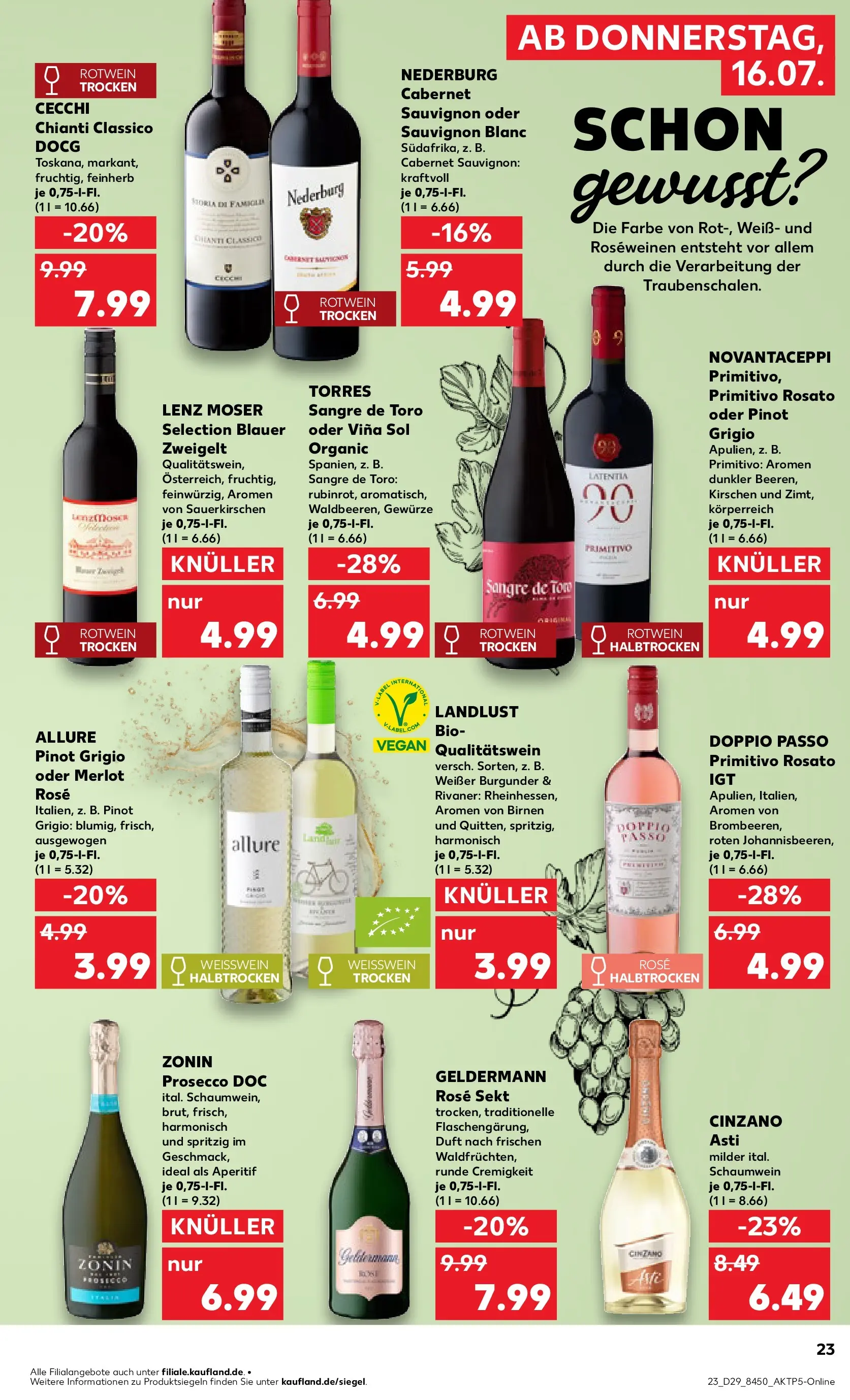 Prospekt Kaufland ab 13.07.2026 » Angebote Online zum Blättern | Seite: 28 | Produkte: Merlot, Kirschen, Gewürze, Doppio Passo