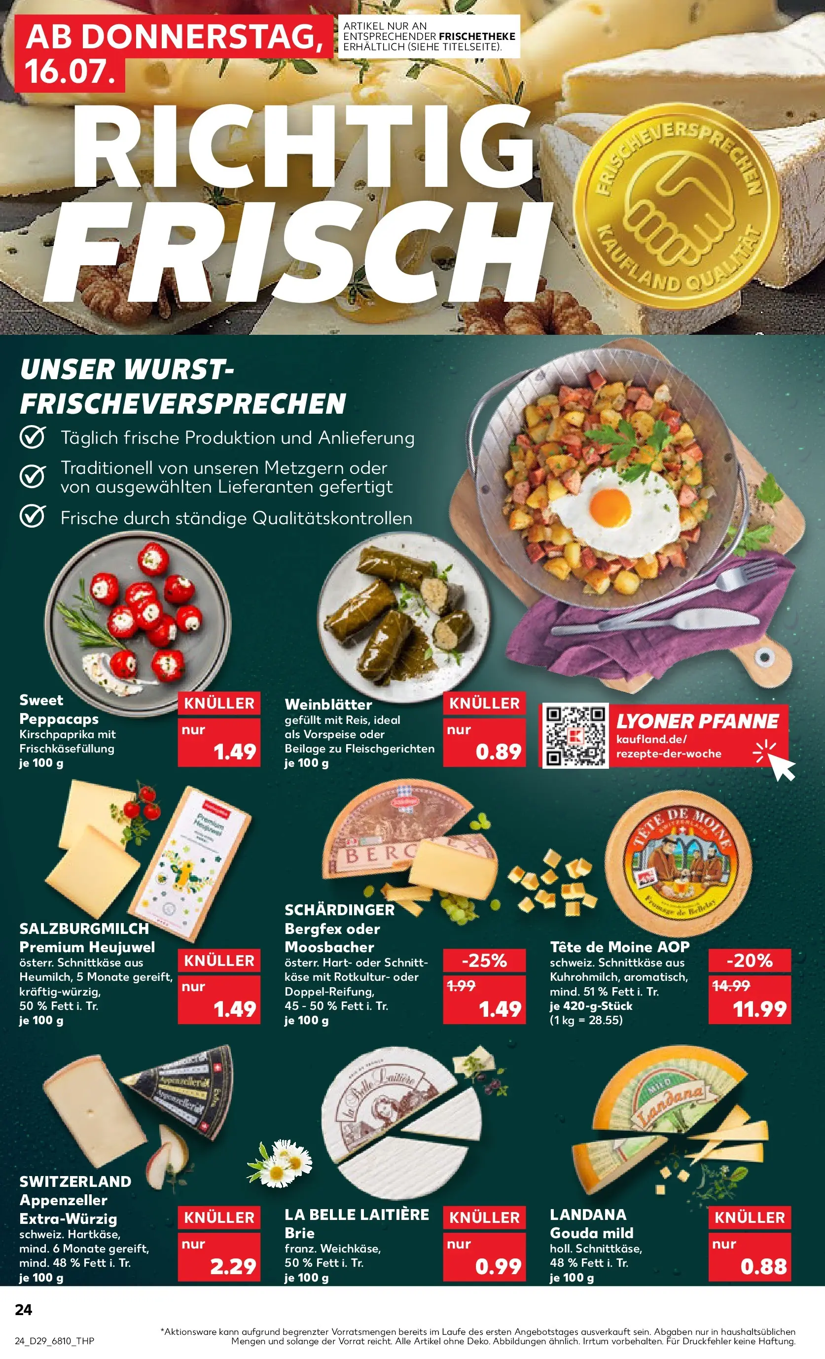 Prospekt Kaufland ab 13.07.2026 » Angebote Online zum Blättern | Seite: 37 | Produkte: Käse, Gouda, Wurst