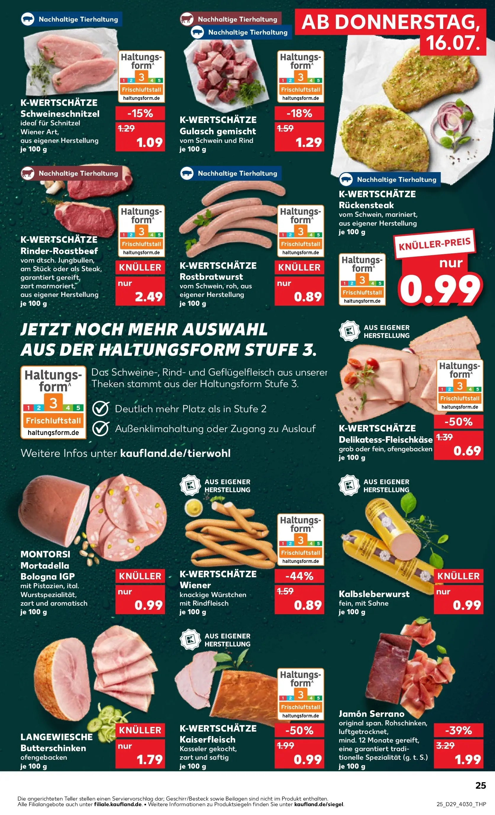 Prospekt Kaufland ab 13.07.2026 ยป Angebote und Werbung Online | Seite: 34 | Produkte: Schnitzel, Gulasch, Rindfleisch, Sahne Prospekt Kaufland ab 13.07.2026 ยป Angebote Online zum Blรคttern | Seite: 34 | Produkte: Schnitzel, Gulasch, Rindfleisch, Sahne