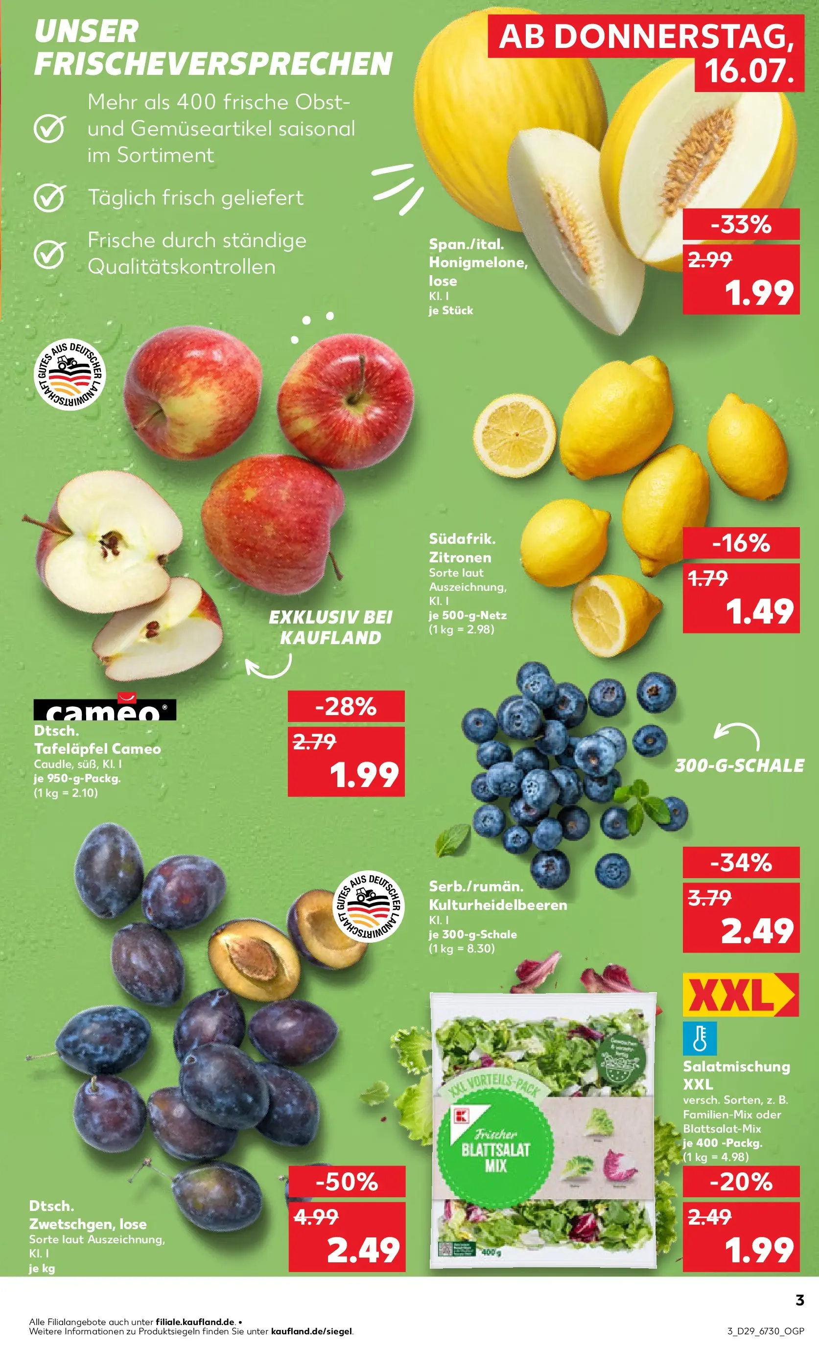 Prospekt Kaufland ab 13.07.2026 ยป Angebote und Werbung Online | Seite: 12 | Produkte: Obst, Zitronen Prospekt Kaufland ab 13.07.2026 ยป Angebote Online zum Blรคttern | Seite: 12 | Produkte: Obst, Zitronen