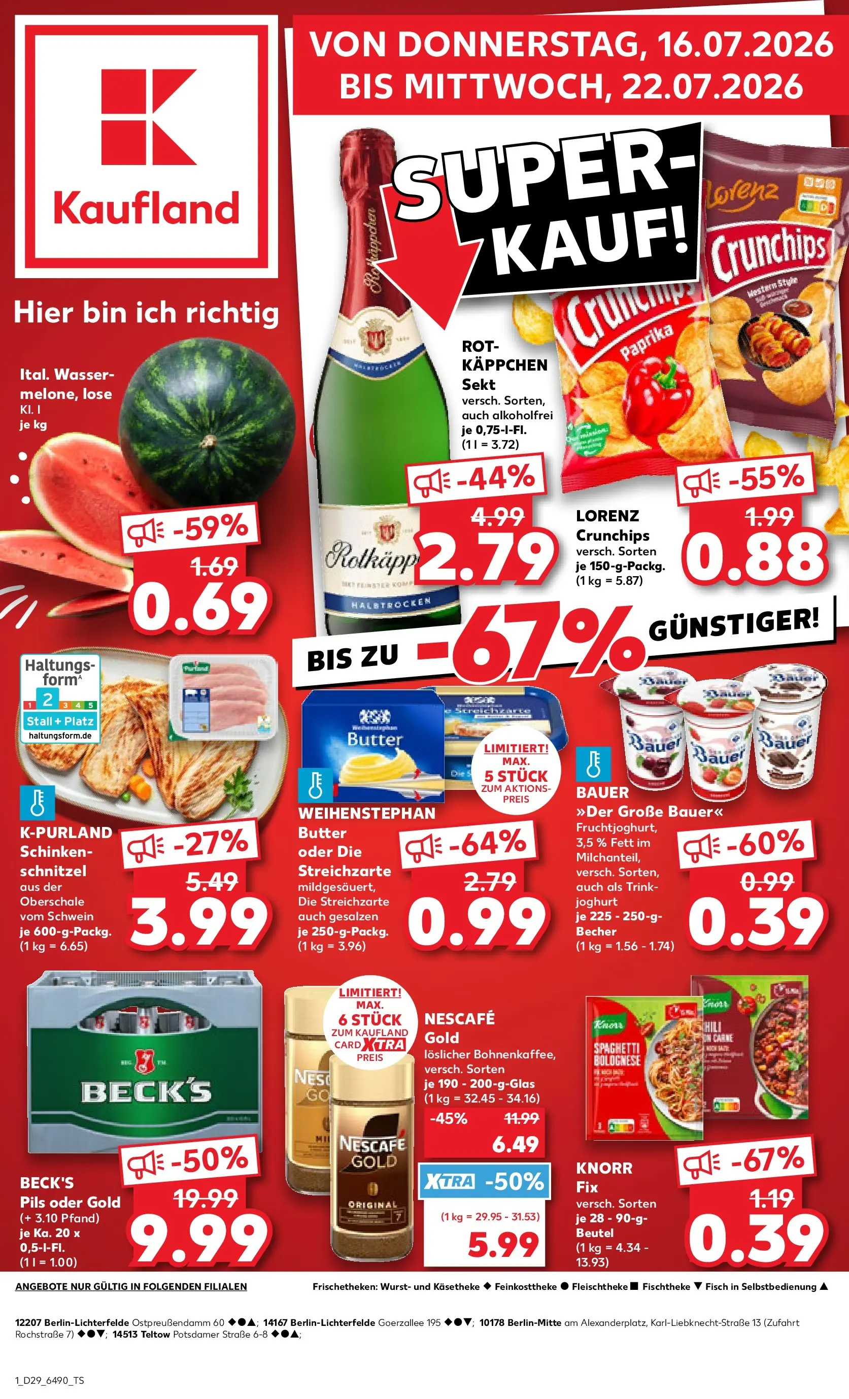 Prospekt Kaufland ab 13.07.2026 ยป Angebote und Werbung Online | Seite: 10 | Produkte: Nescafe, Sekt, Pils, Knorr Prospekt Kaufland ab 13.07.2026 ยป Angebote Online zum Blรคttern | Seite: 10 | Produkte: Nescafe, Sekt, Pils, Knorr