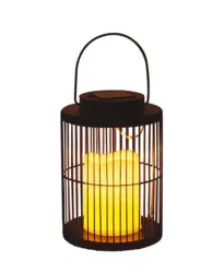 Solarleuchte Amo Schwarz max. 0,06 Watt