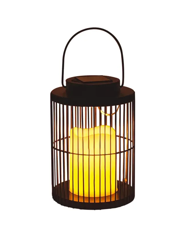 Solarleuchte Amo Schwarz max. 0,06 Watt