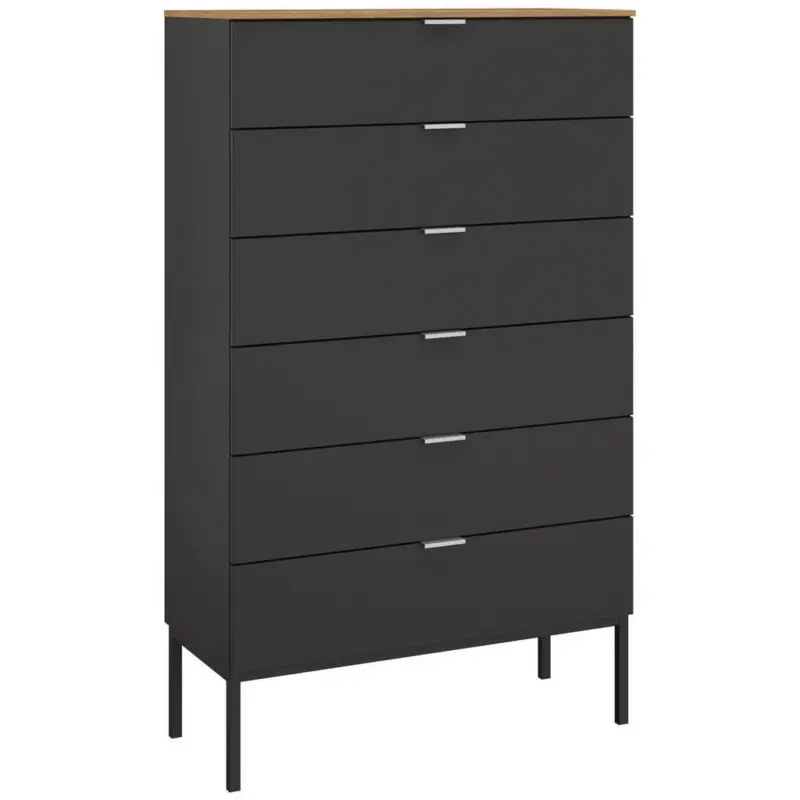 Highboard , 80/138/42 cm, 6 Schublade(n)