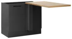 Eckunterschrank ca. 110x90x60 cm Eichefarben