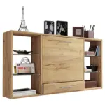 XXXLutz Lauterach - Ihr M&ouml;belhaus bei Bregenz Laptoptisch 115/20/60 cm Eichefarben, Honig klappbar, Regal, Wandmontage
