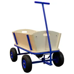 Bollerwagen Billy Beach Wagon Blau 61/94,5/97 cm
