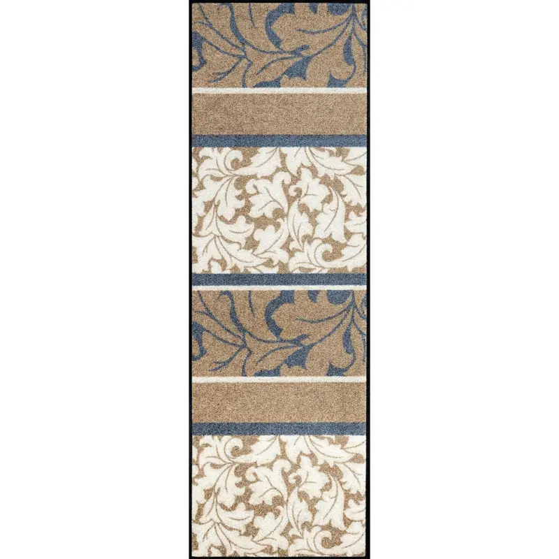 L&auml;ufer 60/180 cm Sinfonia Blau, Wei&szlig;, Beige