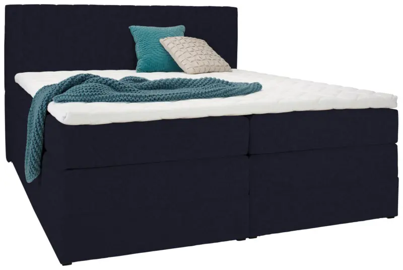 Boxspringbett Simon in Schwarz ca. 180x200cm