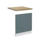 XXXLutz Lauterach - Ihr M&ouml;belhaus bei Bregenz Frontblende R-Line Blau-Grau 60 cm , AP Eiche