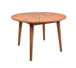 Gartentisch Holz Fremont ca. 110x75 cm ge&ouml;lt