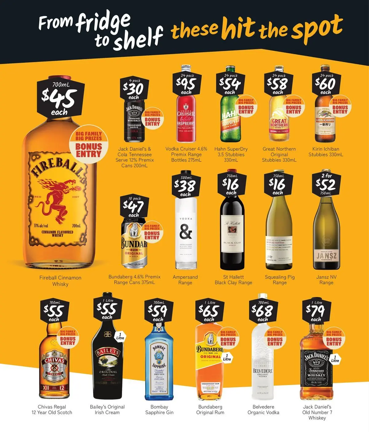 Deals - Drops that always hit the spot. 13/07 - 12/07/2026 > weekly / monthly specials | Page: 3 | Products: Cream, Vodka, Raspberry, Clay