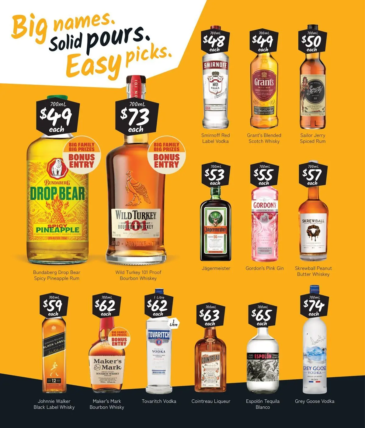 Deals - Drops that always hit the spot. 13/07 - 12/07/2026 > weekly / monthly specials | Page: 4 | Products: Butter, Gin, Rum, Scotch