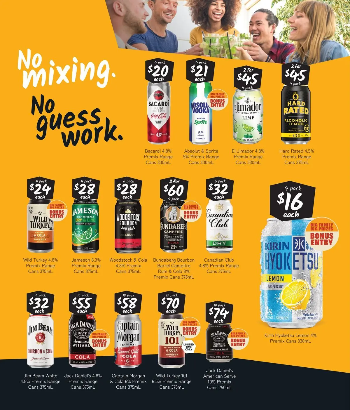 Deals - Drops that always hit the spot. 13/07 - 12/07/2026 > weekly / monthly specials | Page: 5 | Products: Juice, Coca Cola, Whiskey, Lemon