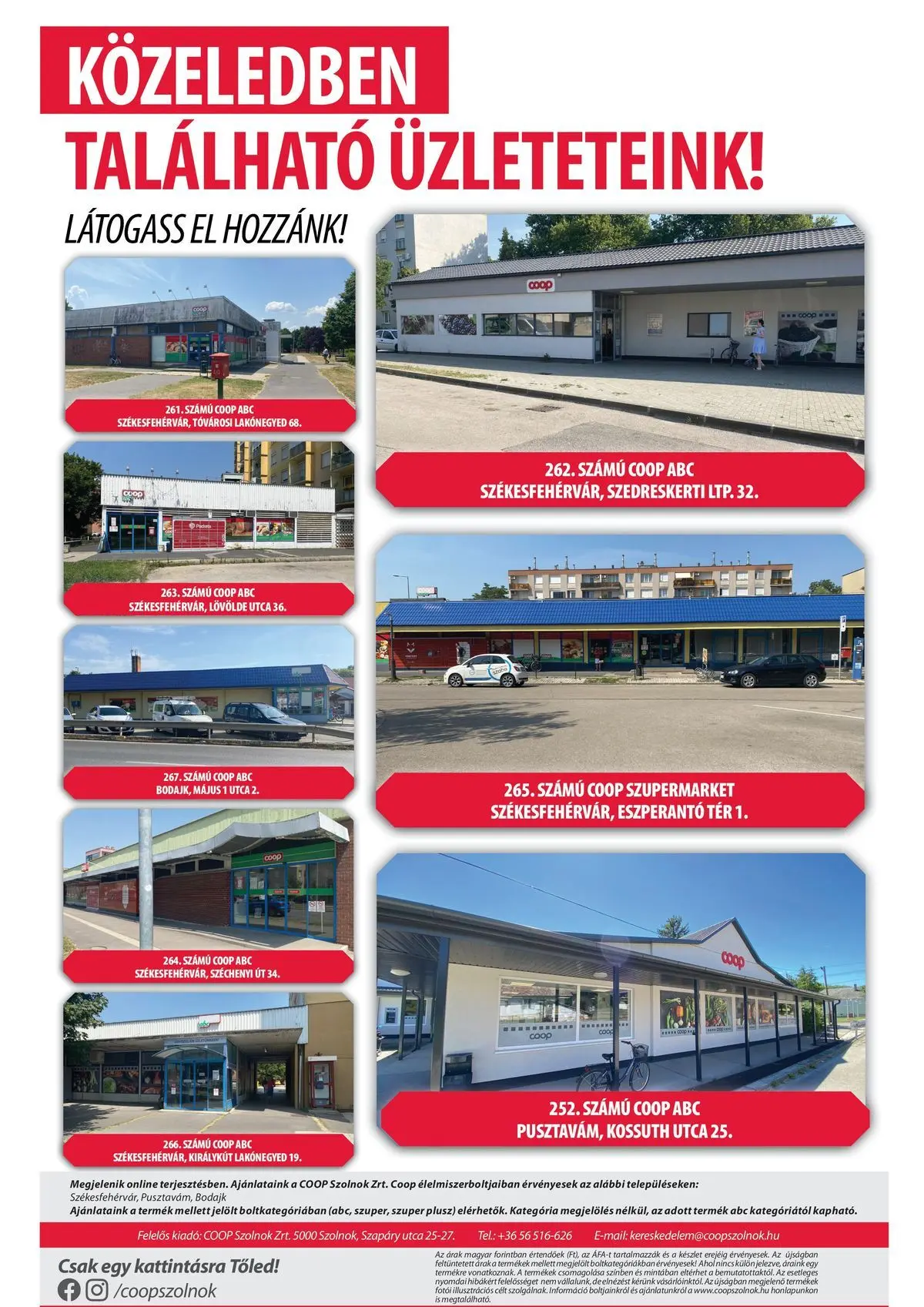 COOP Szolnok akciós újság Székesfehérvár - 2026.07.23. -tól/töl > akció, lapozható szórólap 🛍️ | Oldal: 7