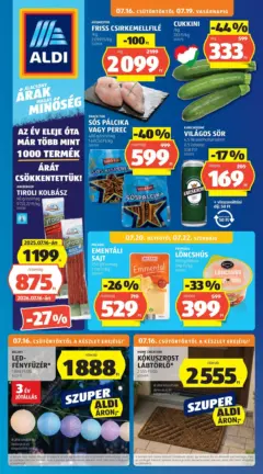 Aldi aktuális akciós újság - amely érvényes a következő dátumtól: 2026.07.16.