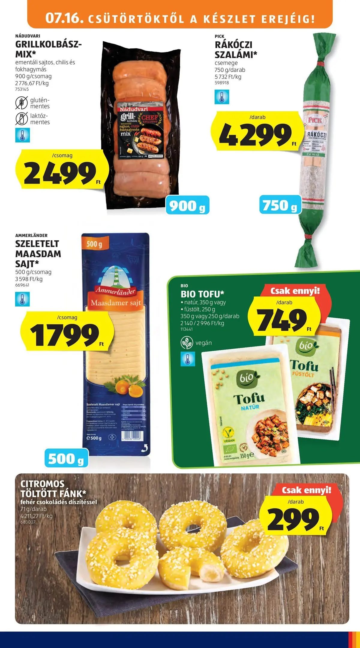 Aldi aktuális akciós újság - 2026.07.16. -tól/töl > akció, lapozható szórólap 🛍️ | Oldal: 9