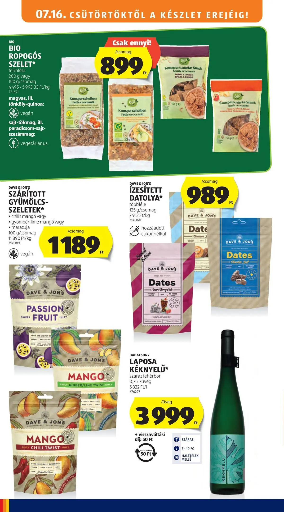 Aldi aktuális akciós újság - 2026.07.16. -tól/töl > akció, lapozható szórólap 🛍️ | Oldal: 10