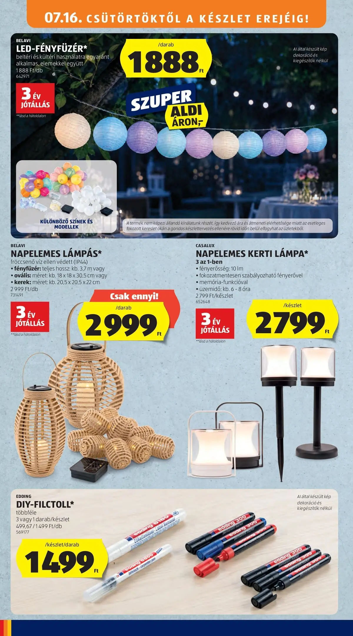 Aldi aktuális akciós újság - 2026.07.16. -tól/töl > akció, lapozható szórólap 🛍️ | Oldal: 32