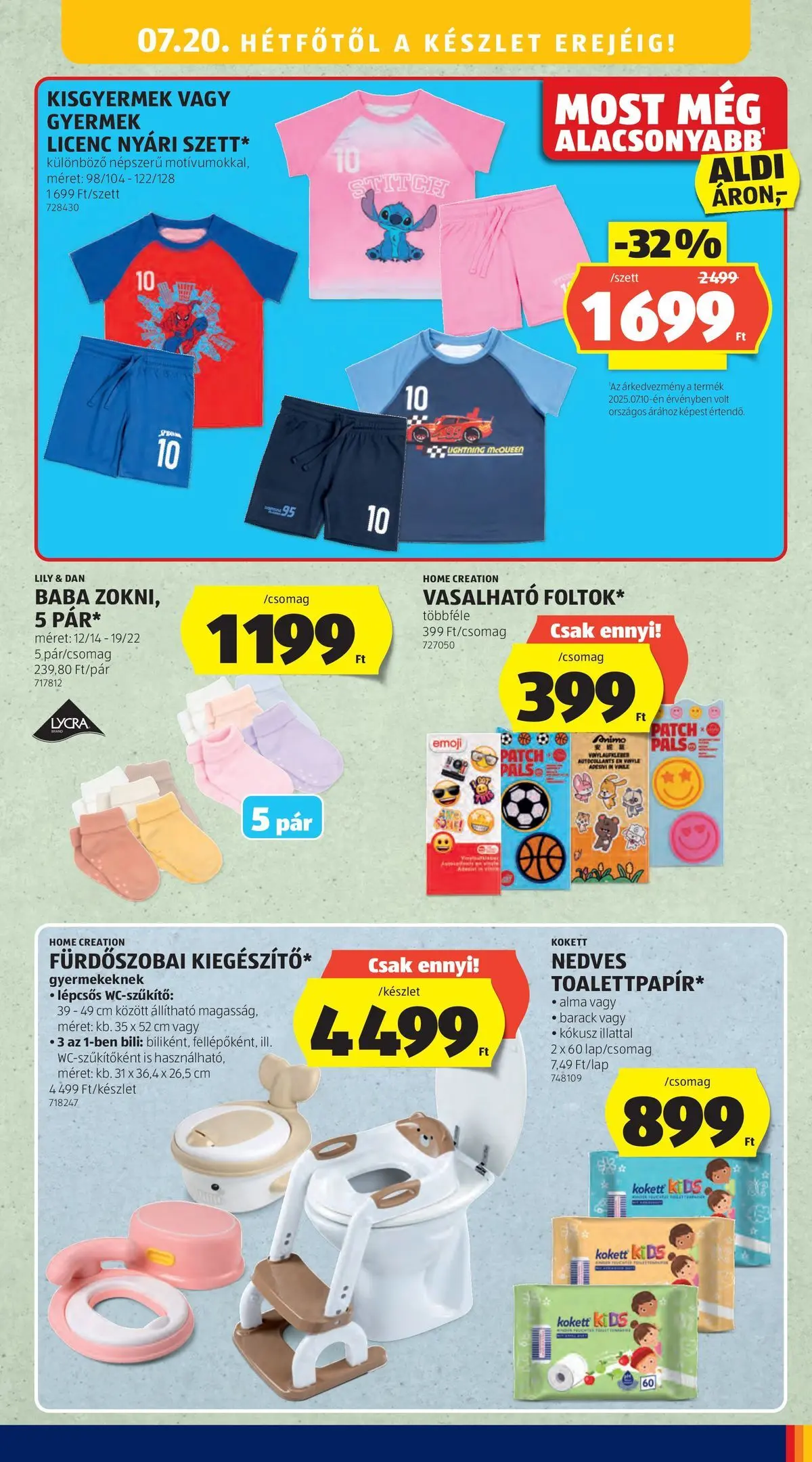 Aldi aktuális akciós újság - 2026.07.16. -tól/töl > akció, lapozható szórólap 🛍️ | Oldal: 39