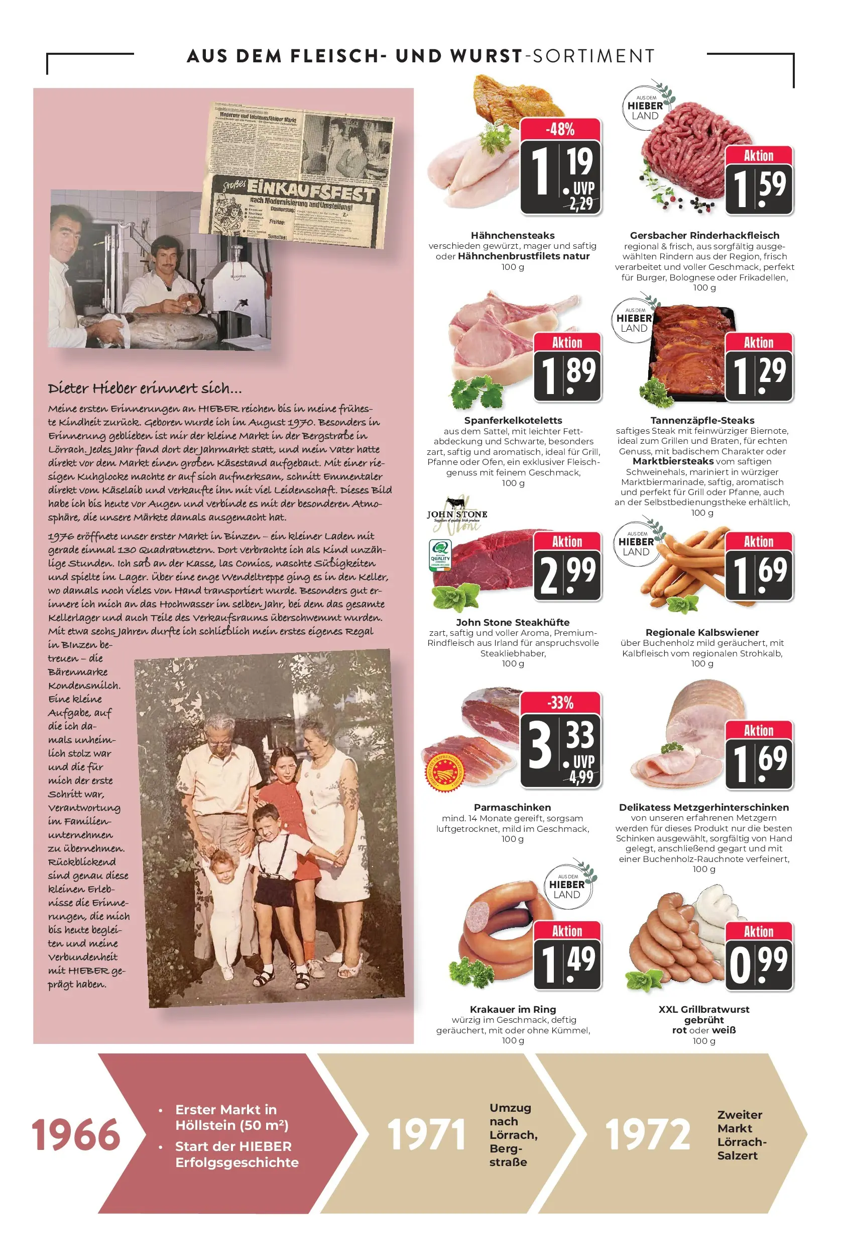 Angebote - Hieber's Frischecenter: Meine Woche (ab 12.07.2026) zum Blättern | Seite: 5 | Produkte: Grill, Rindfleisch, Steak, Fleisch