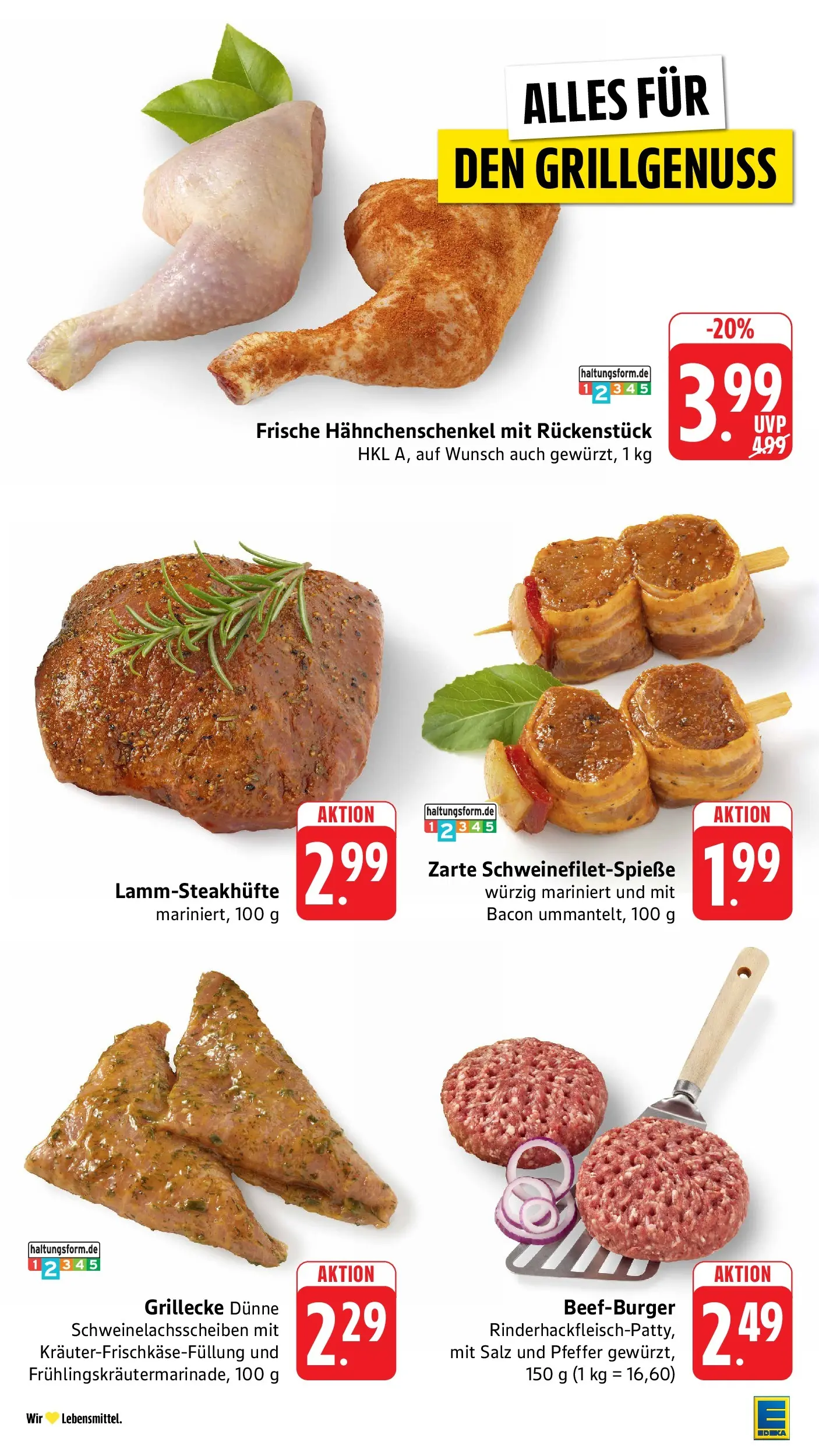 Edeka prospekt Mühlheim / Donau (ab 12.07.2026) » Angebote Online | Seite: 3 | Produkte: Hahnchenschenkel, Salz, Pfeffer