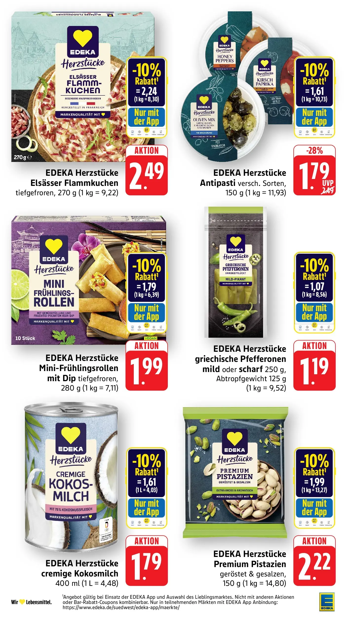 Edeka prospekt Mühlheim / Donau (ab 12.07.2026) » Angebote Online | Seite: 13 | Produkte: Milch, Pistazien, Paprika, Kuchen