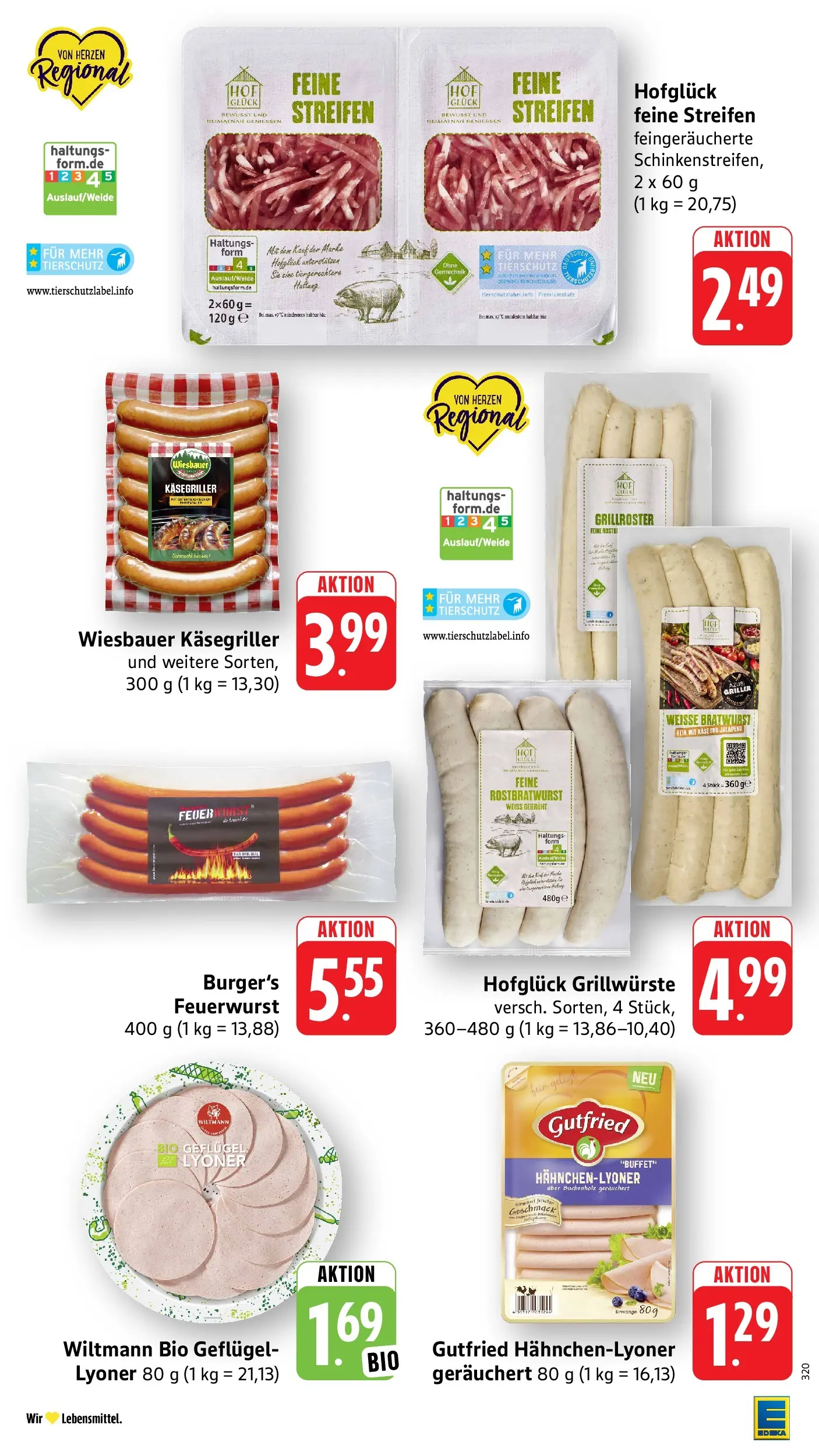 Edeka Prospekt Walldorf (ab 13.07.2026) » Angebote Online | Seite: 15 | Produkte: Bratwurst, Griller