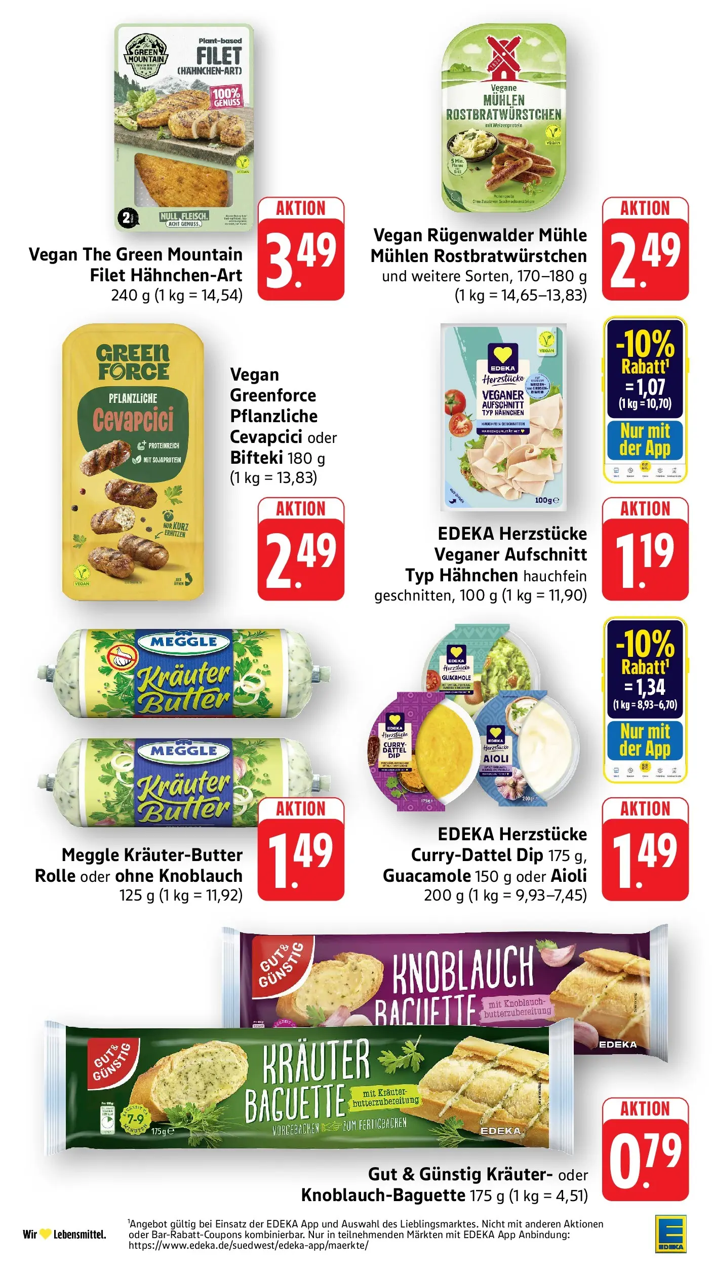 Edeka prospekt Mühlheim / Donau (ab 12.07.2026) » Angebote Online | Seite: 16 | Produkte: Mühle, Hahnchen, Butter, Kräuterbutter