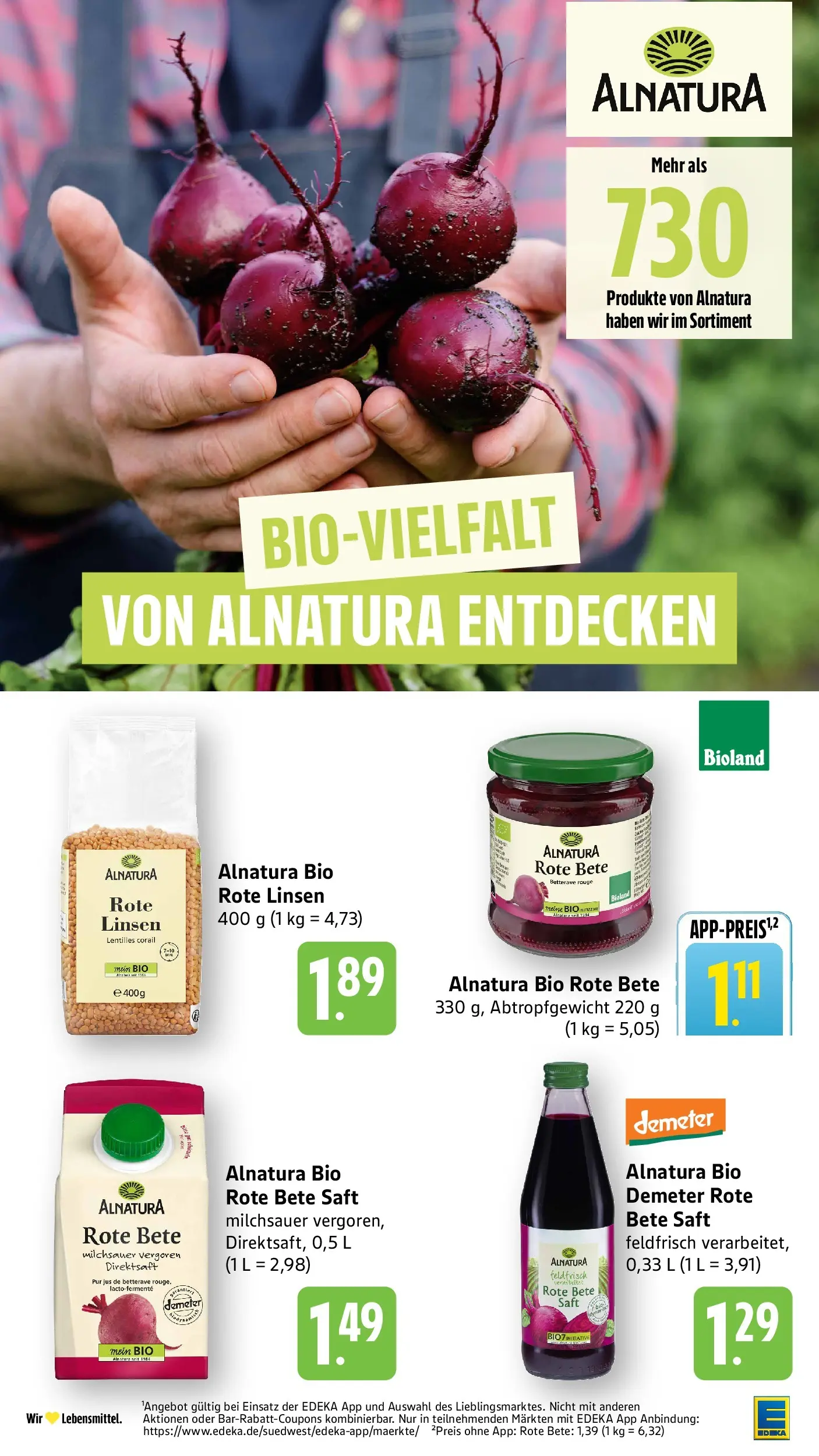 Edeka prospekt Mühlheim / Donau (ab 12.07.2026) » Angebote Online | Seite: 20 | Produkte: Rouge, Saft