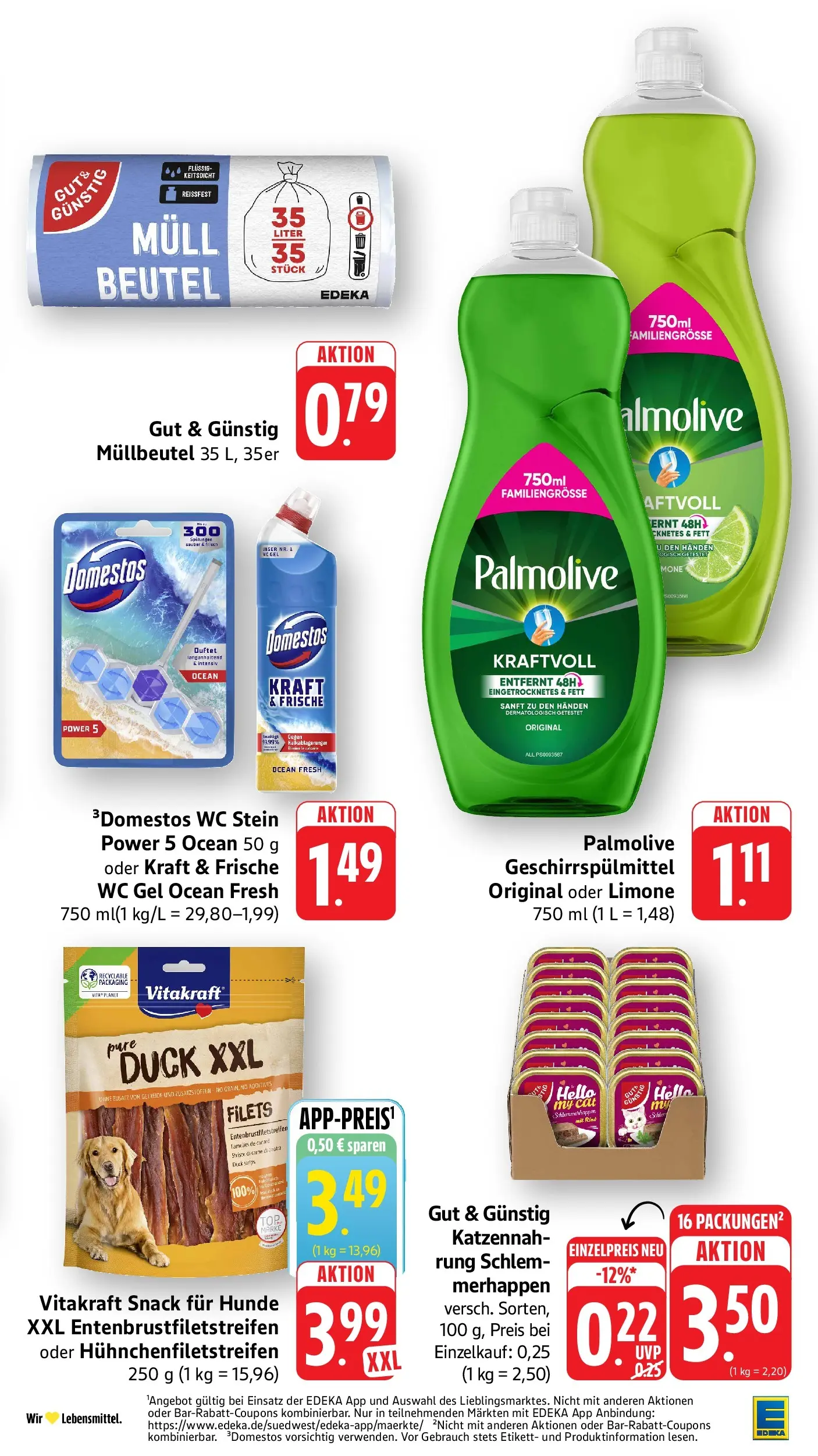 Edeka prospekt Mühlheim / Donau (ab 12.07.2026) » Angebote Online | Seite: 39 | Produkte: Geschirrspülmittel, Hella, WC Stein, Getreide