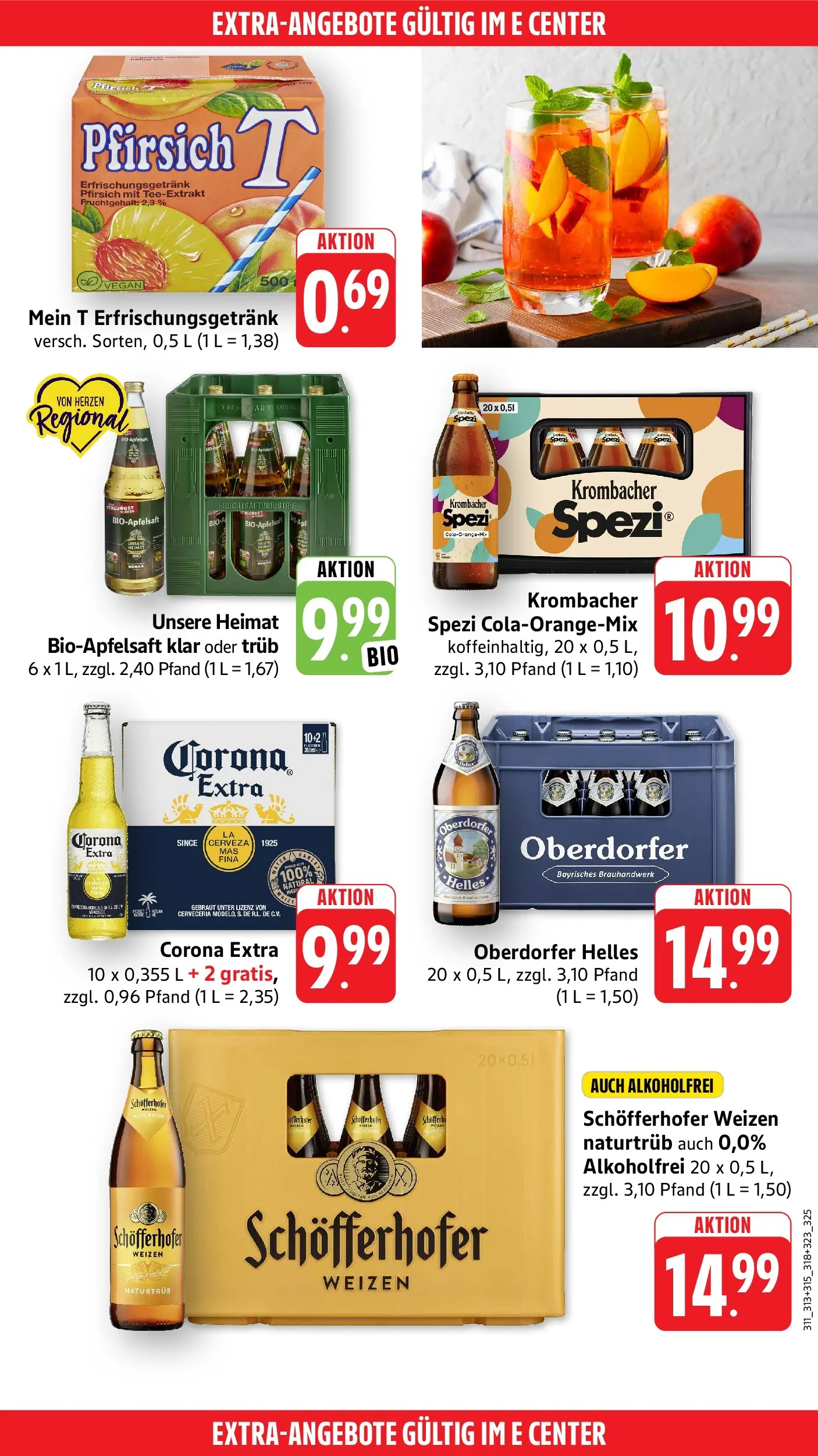 Edeka Prospekt Neu-Ulm (ab 13.07.2026) » Angebote Online | Seite: 51 | Produkte: Apfelsaft, Pfirsich, Krombacher