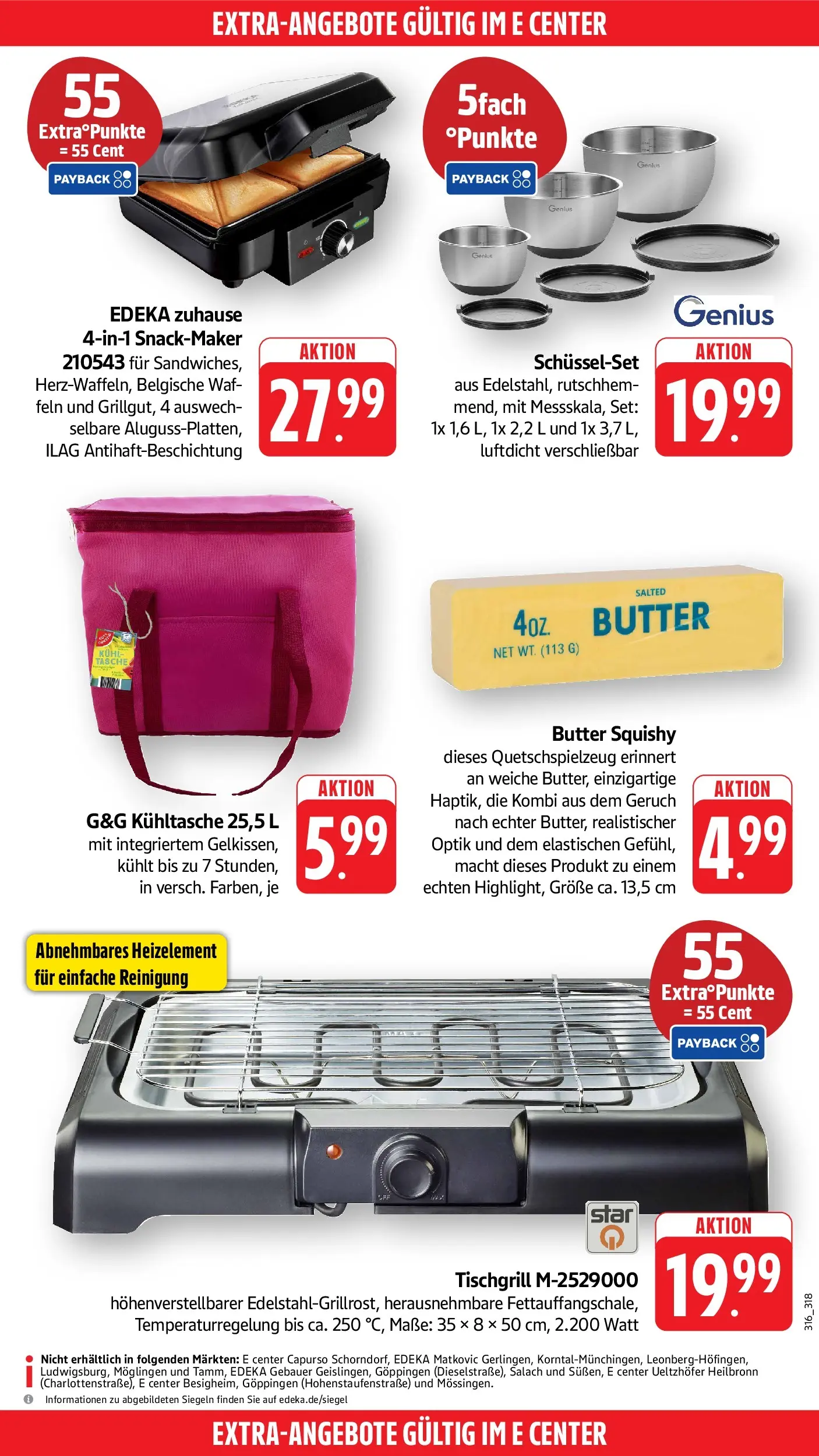 Edeka Prospekt Neu-Ulm (ab 13.07.2026) » Angebote Online | Seite: 52 | Produkte: Tasche, Butter