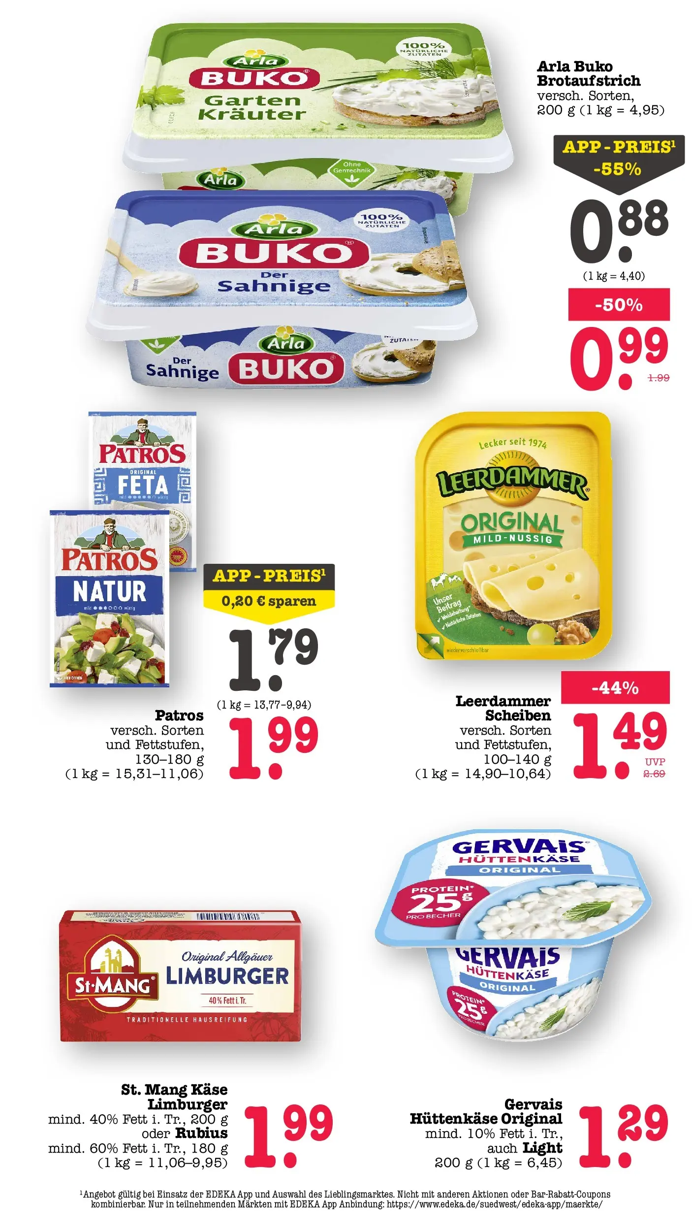 E center Prospekt Achern (ab 13.07.2026) zum Blättern | Seite: 32 | Produkte: Käse, Patros, Leerdammer, Arla buko E center Prospekt Achern (ab 13.07.2026) zum Blättern | Seite: 32 | Produkte: Käse, Patros, Leerdammer, Arla buko