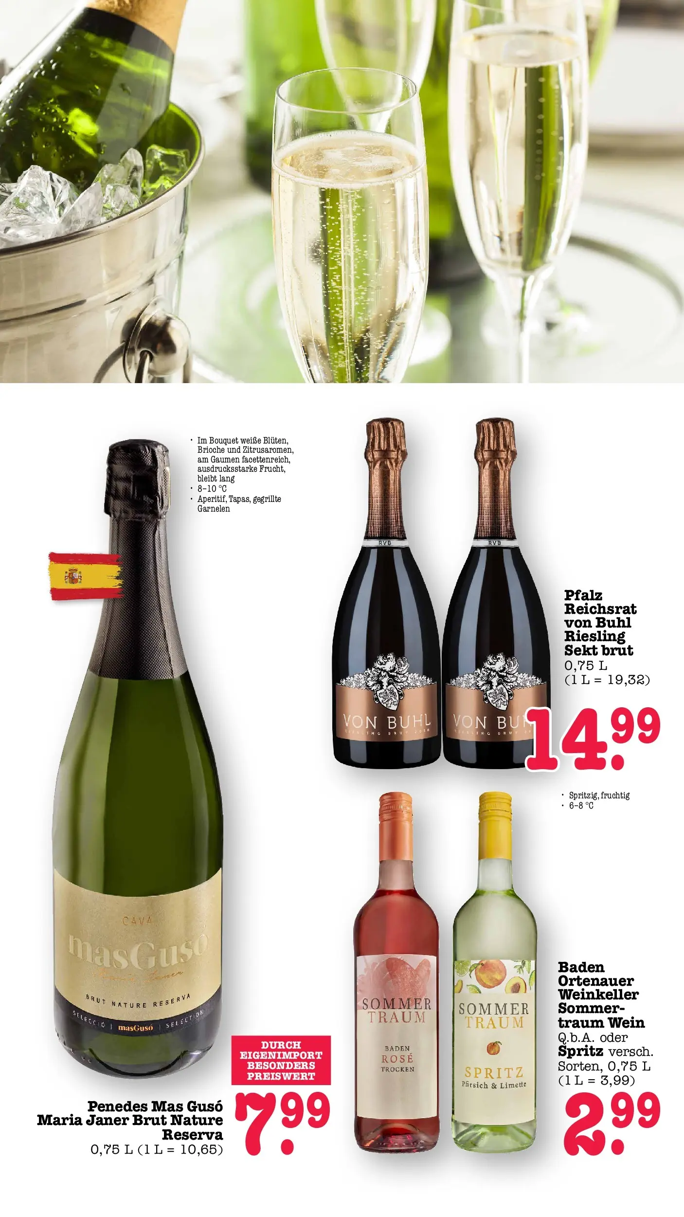 E center Prospekt Heidelberg (ab 13.07.2026) zum Blättern | Seite: 54 | Produkte: Sekt, Garnelen, Limette, Wein E center Prospekt Heidelberg (ab 13.07.2026) zum Blättern | Seite: 54 | Produkte: Sekt, Garnelen, Limette, Wein