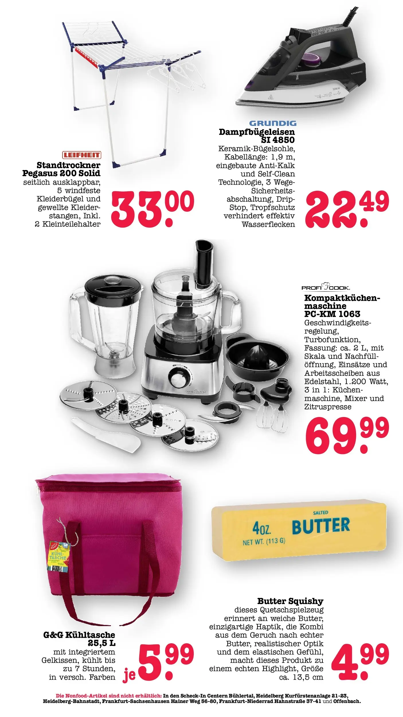 E center Prospekt Achern (ab 13.07.2026) zum Blättern | Seite: 67 | Produkte: Tasche, Mixer, Butter, Kleiderbügel E center Prospekt Achern (ab 13.07.2026) zum Blättern | Seite: 67 | Produkte: Tasche, Mixer, Butter, Kleiderbügel