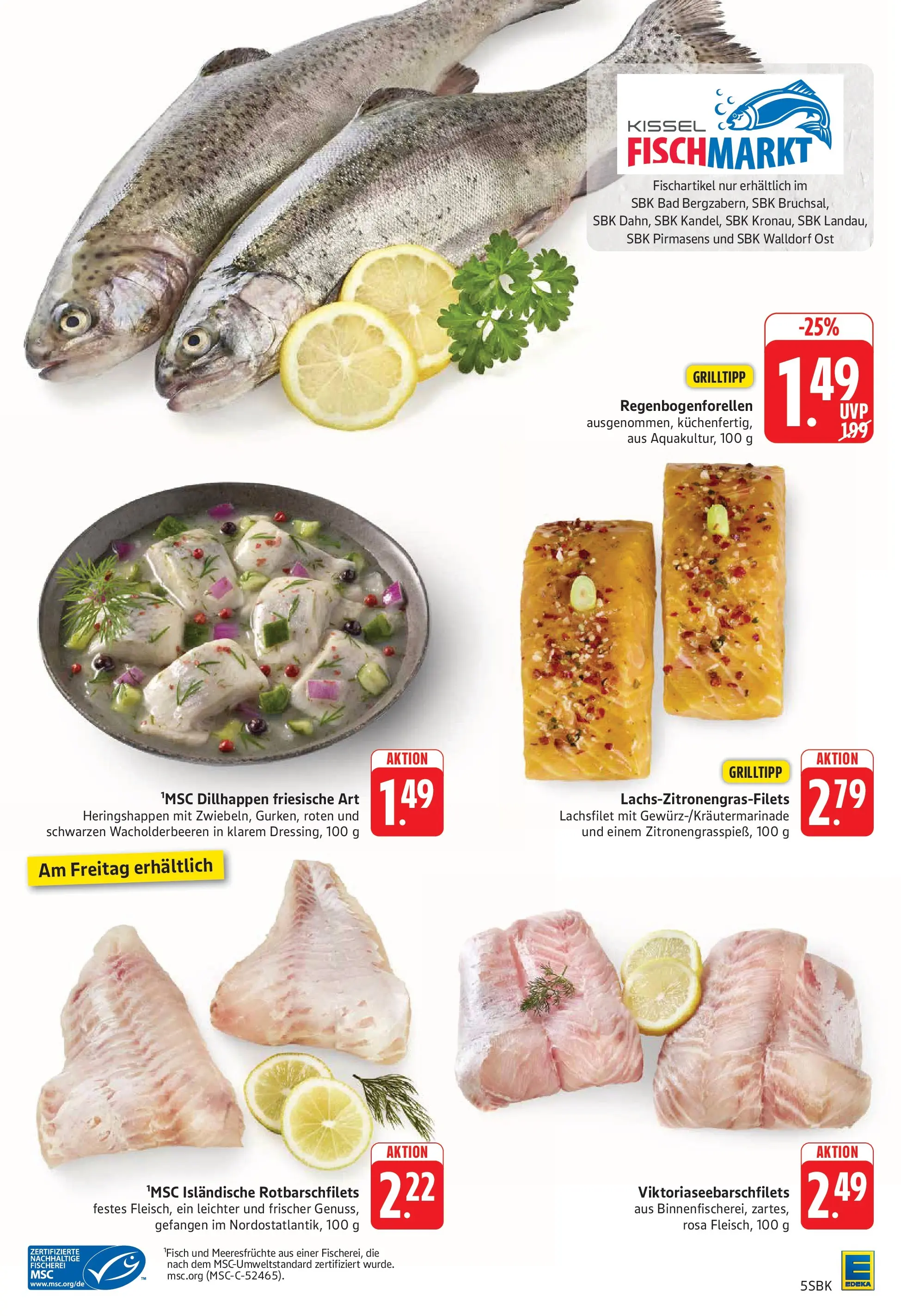 Edeka Prospekt Bruchsal (ab 13.07.2026) » Angebote Online | Seite: 5 | Produkte: Bad, Fisch, Meeresfrüchte