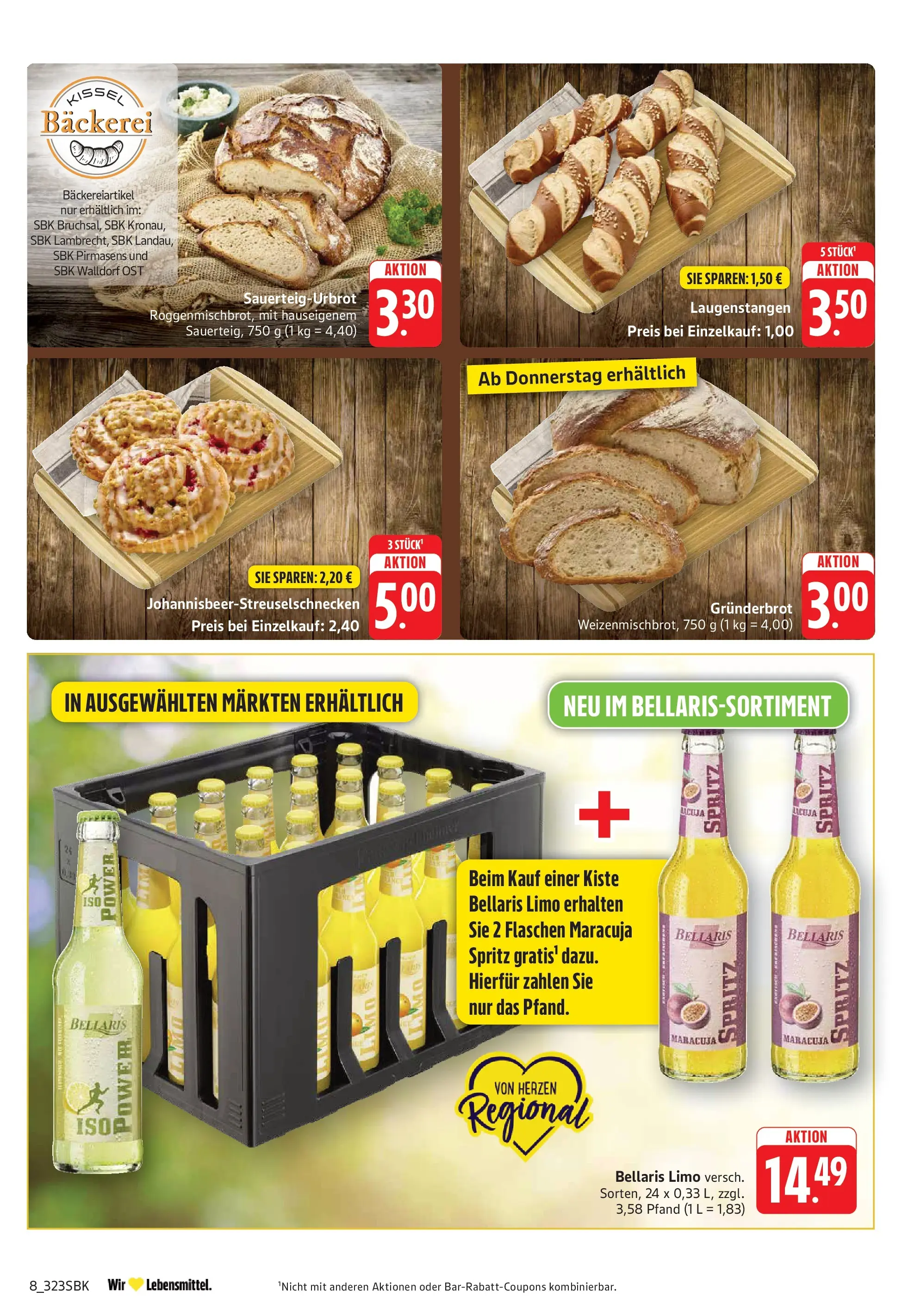 Edeka Prospekt Bad Bergzabern (ab 13.07.2026) » Angebote Online | Seite: 8 | Produkte: Bäckerei